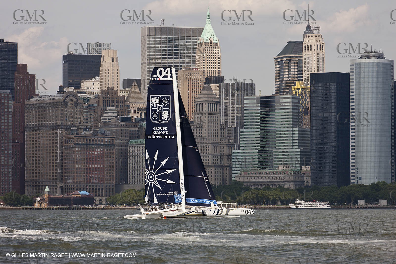 03 07 2012 - New York (USA, NY) - Krys Ocean Race prologuie - arrival in New York