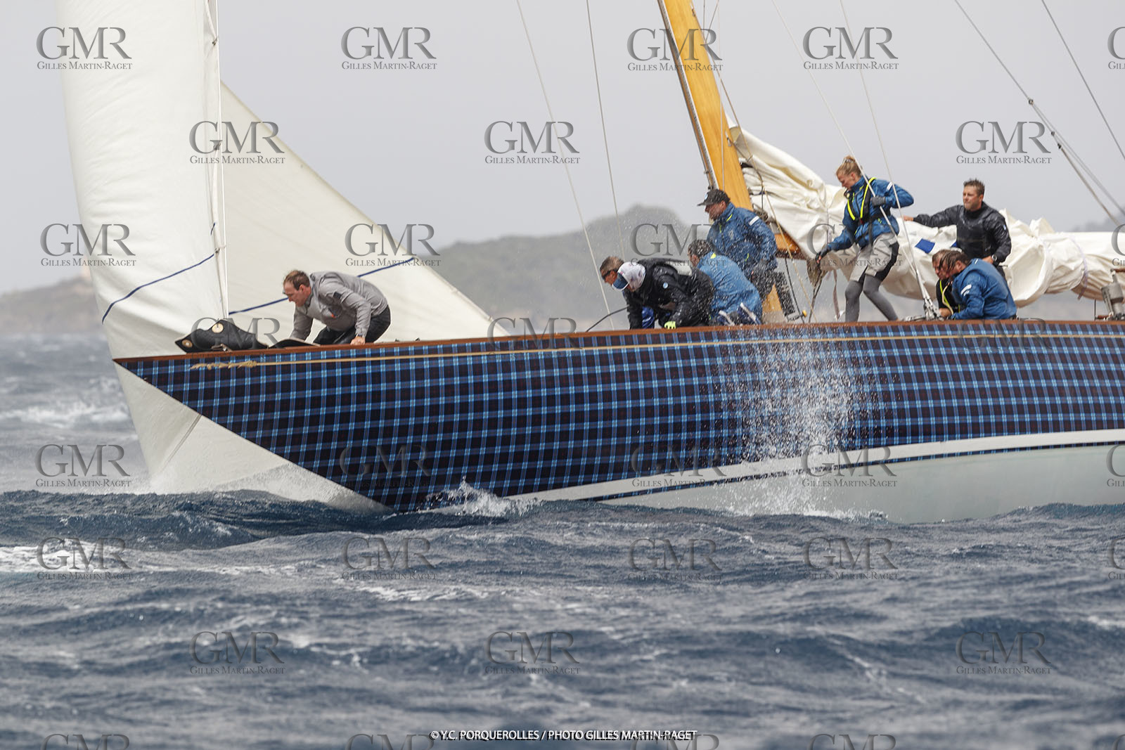 19 06 2024, Porquerolles Island (FRA), Championnat du monde des 12 m JI 2024, Race Day 1
