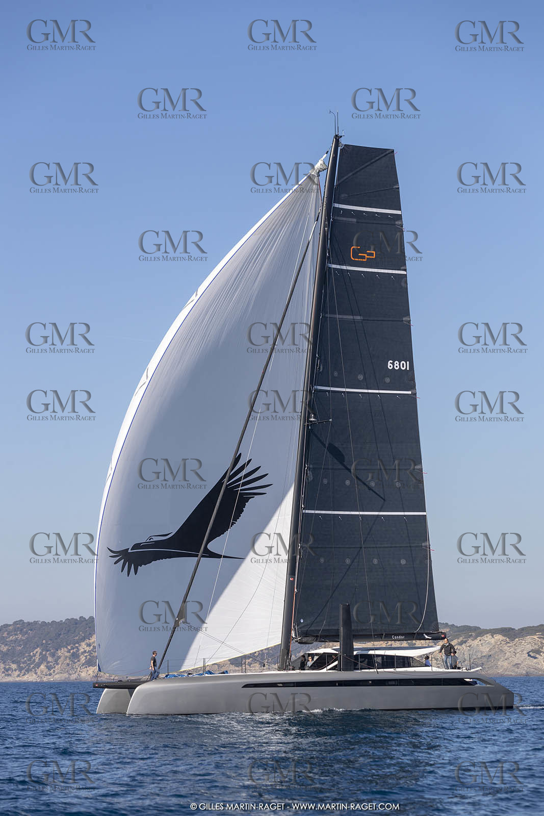 16 02 2019, Porquerolles (FRA,83), Gunboat 68 sail testing  3