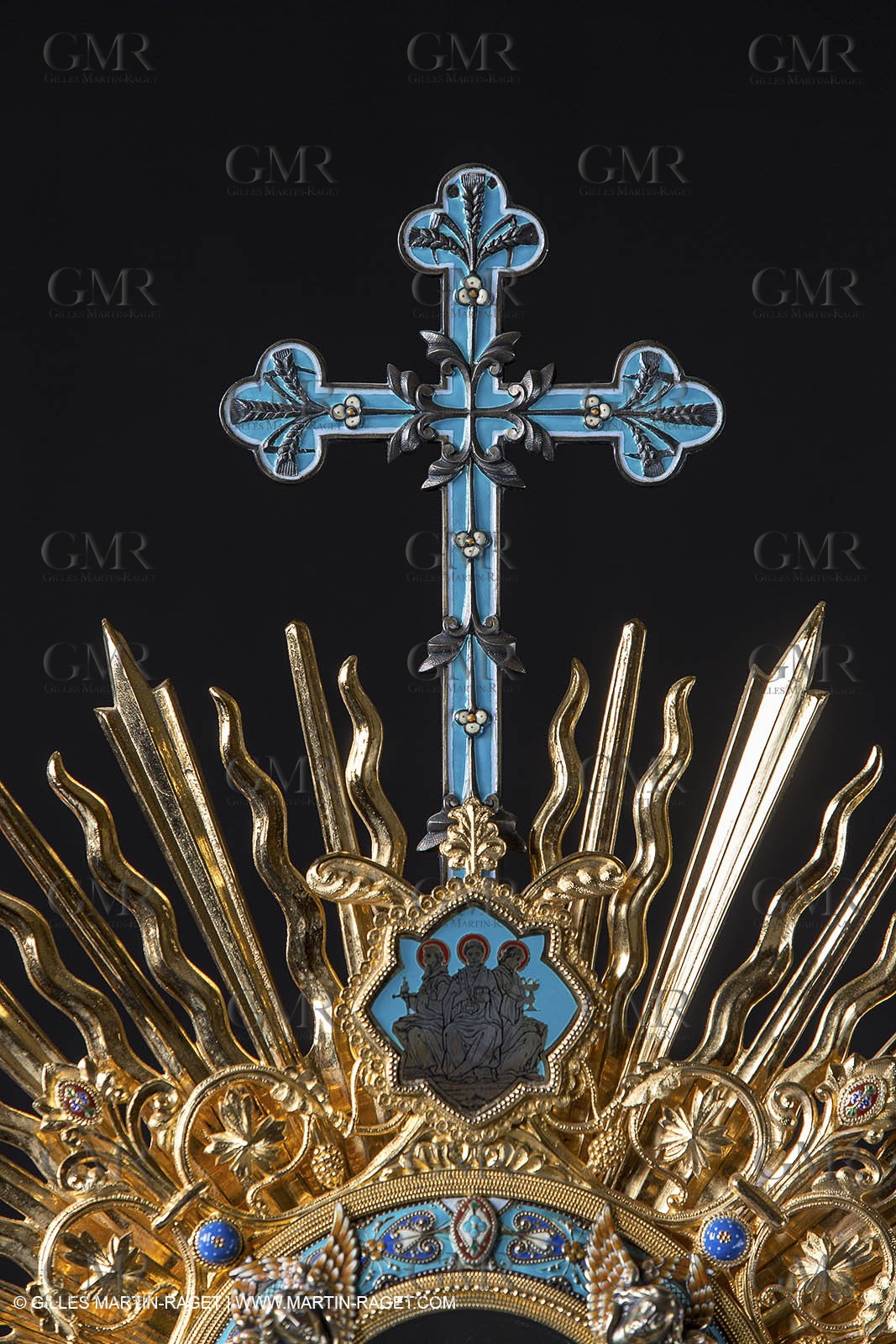 04 02 2013 - Marseille(FRA,13), Notre Dame de la Garde, orfèvrerie liturgique