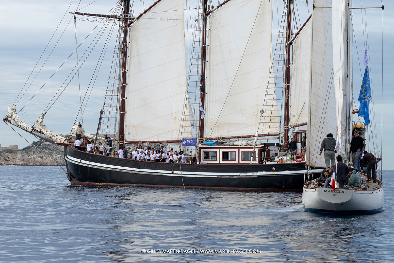25 10 2025, Marseille (FRA), MED25 - Armada pour la Paix - Arrivée du Bel Espoir à Marseille