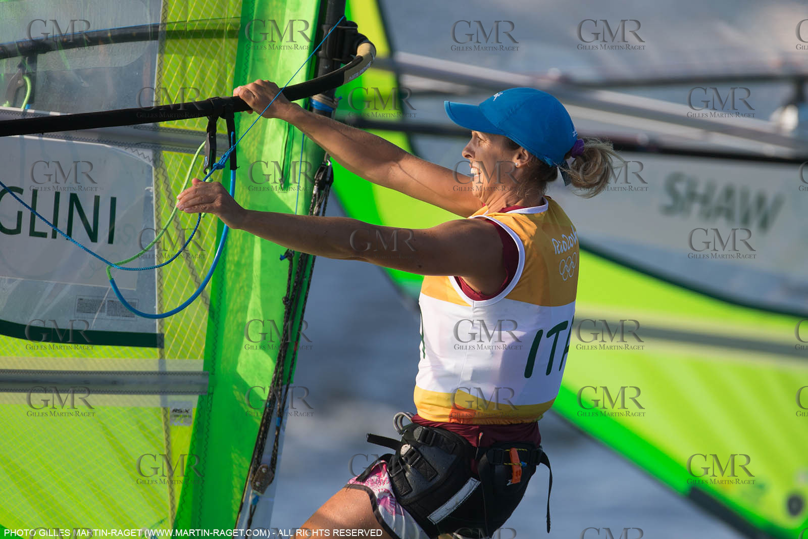 14 08 2016, Rio de Janeiro (BRA), 2016 Olympic Games, Sailing, RSX Women medal race, Flavia Tartaglini (ITA)