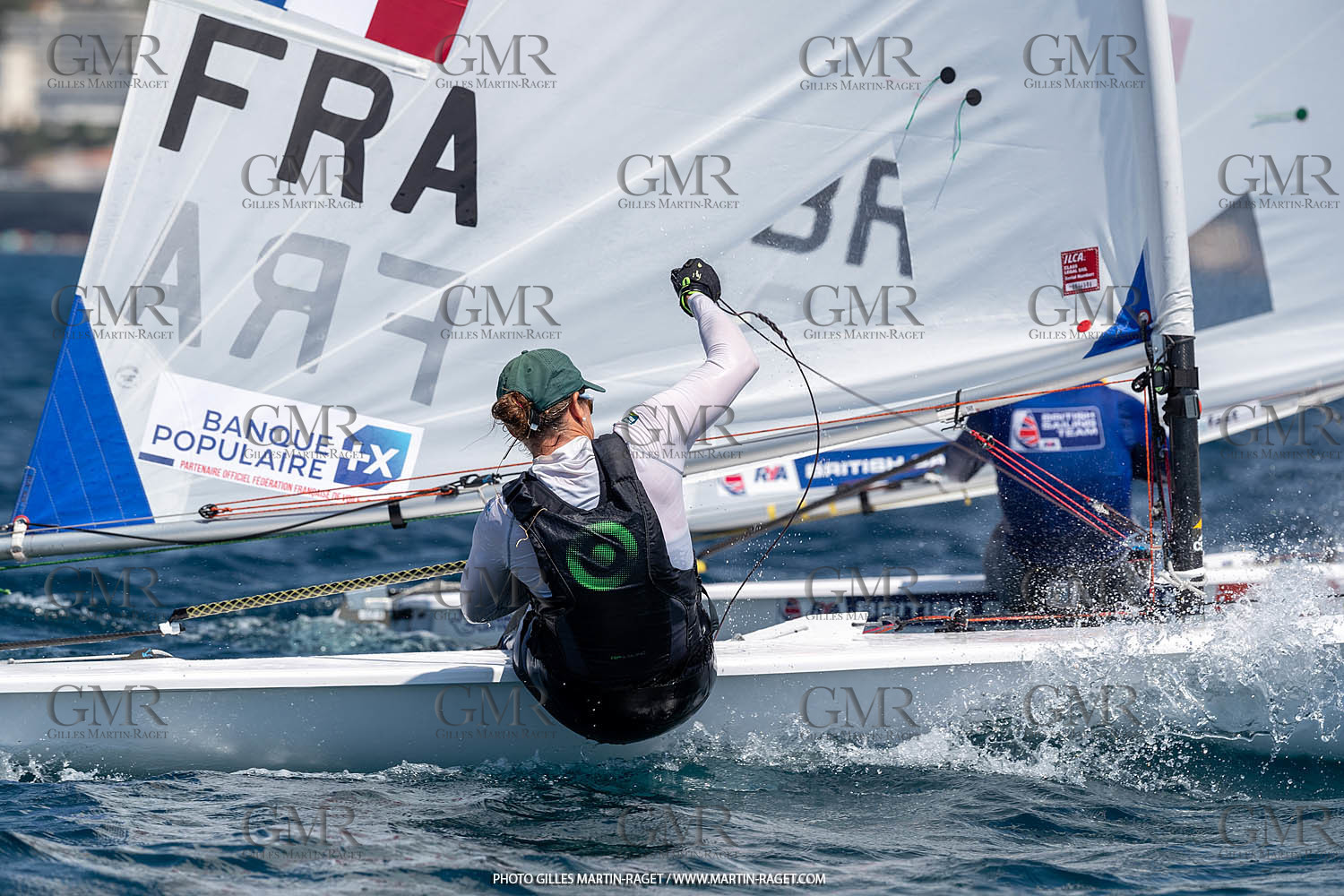 15 07 2023, Marseille (FRA), Paris 2024 Olympic Games Sailing Test Event, Day 6, Ilca 6 Medal race