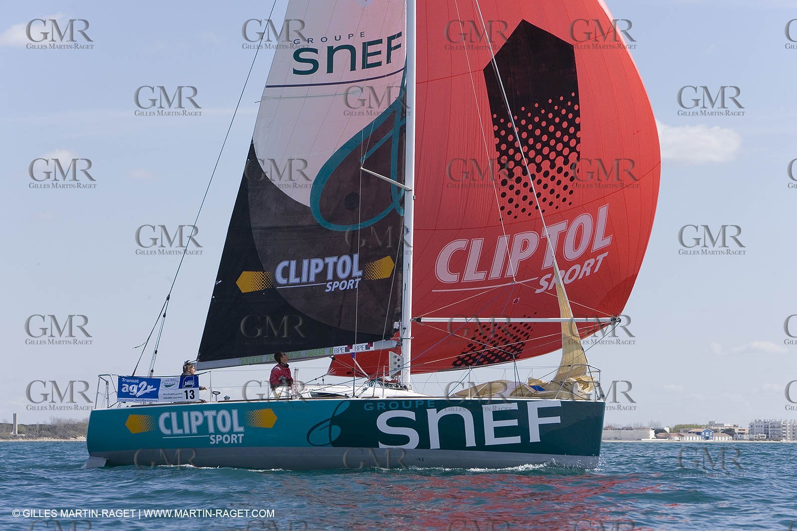 27 03 08- La Grande Motte- (FRA,34) Transat AG2R 2008- Jean-Paul Mouren- Laurent Pellecuer