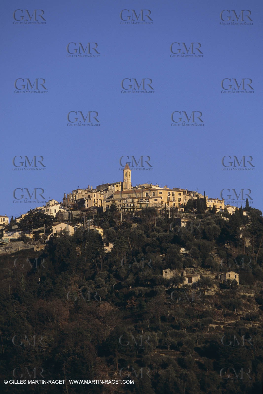 France, Provence, Village Perchés des Alpes Maritimes, Aspremont