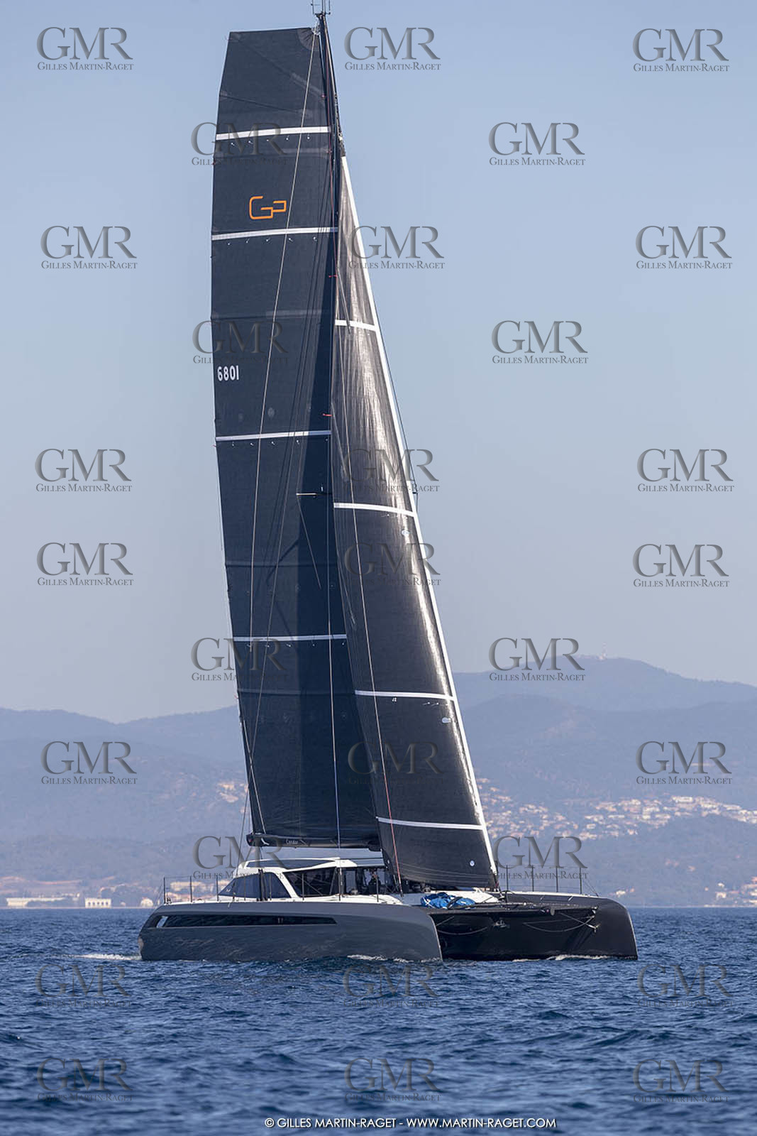 16 02 2019, Porquerolles (FRA,83), Gunboat 68 sail testing  3