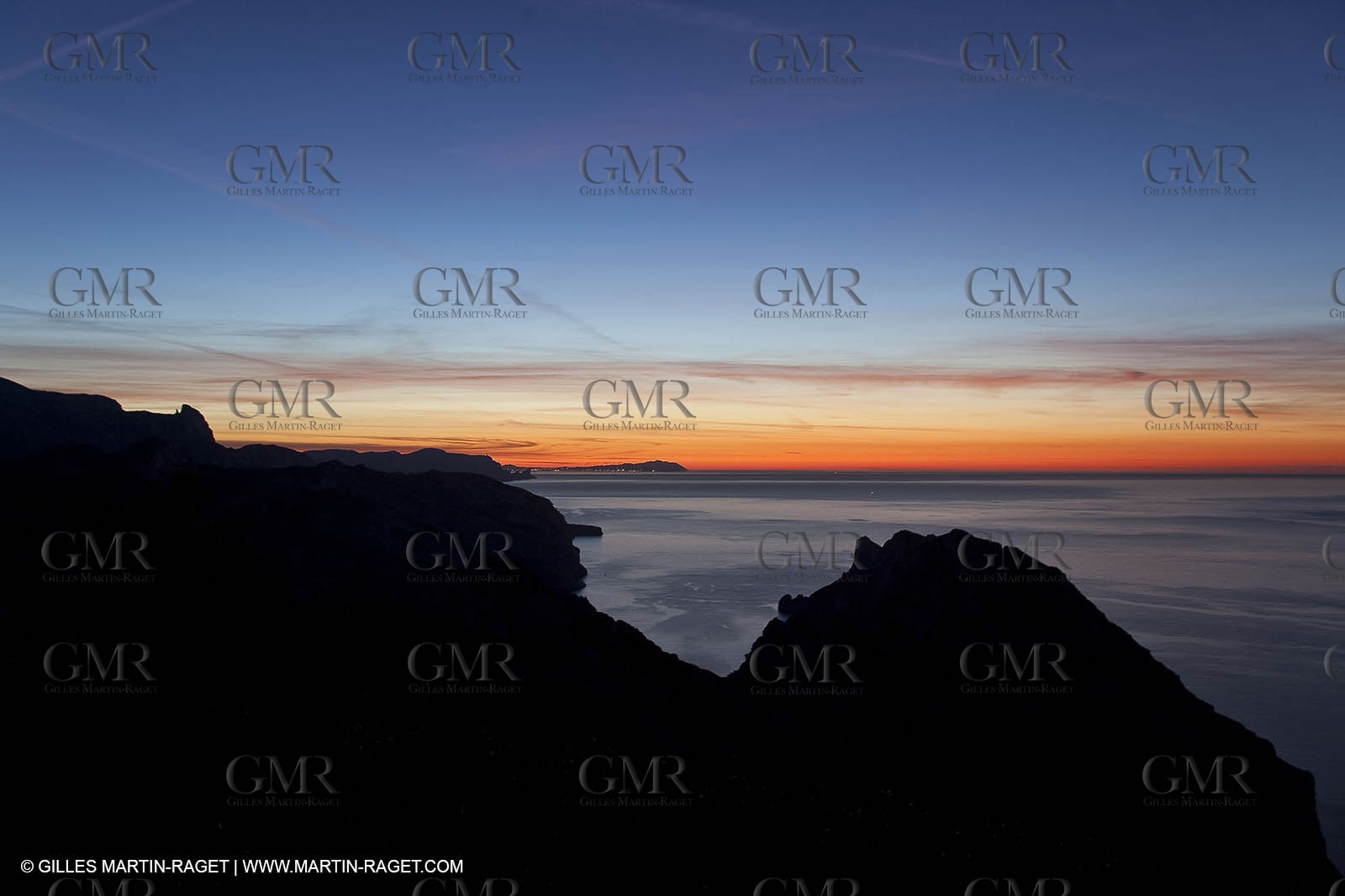 Décember 2009 - Marseille (FRA) - Les Calanques - Sormiou highs as seen from Cortiou pass