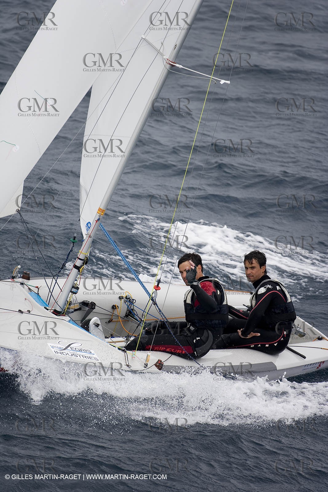 26 04 2007 - 2007 Semaine Olympique Française - Hyères (South of France) - Day 5 - Team France - 470 Homme - Bonnaud-Bonnaud