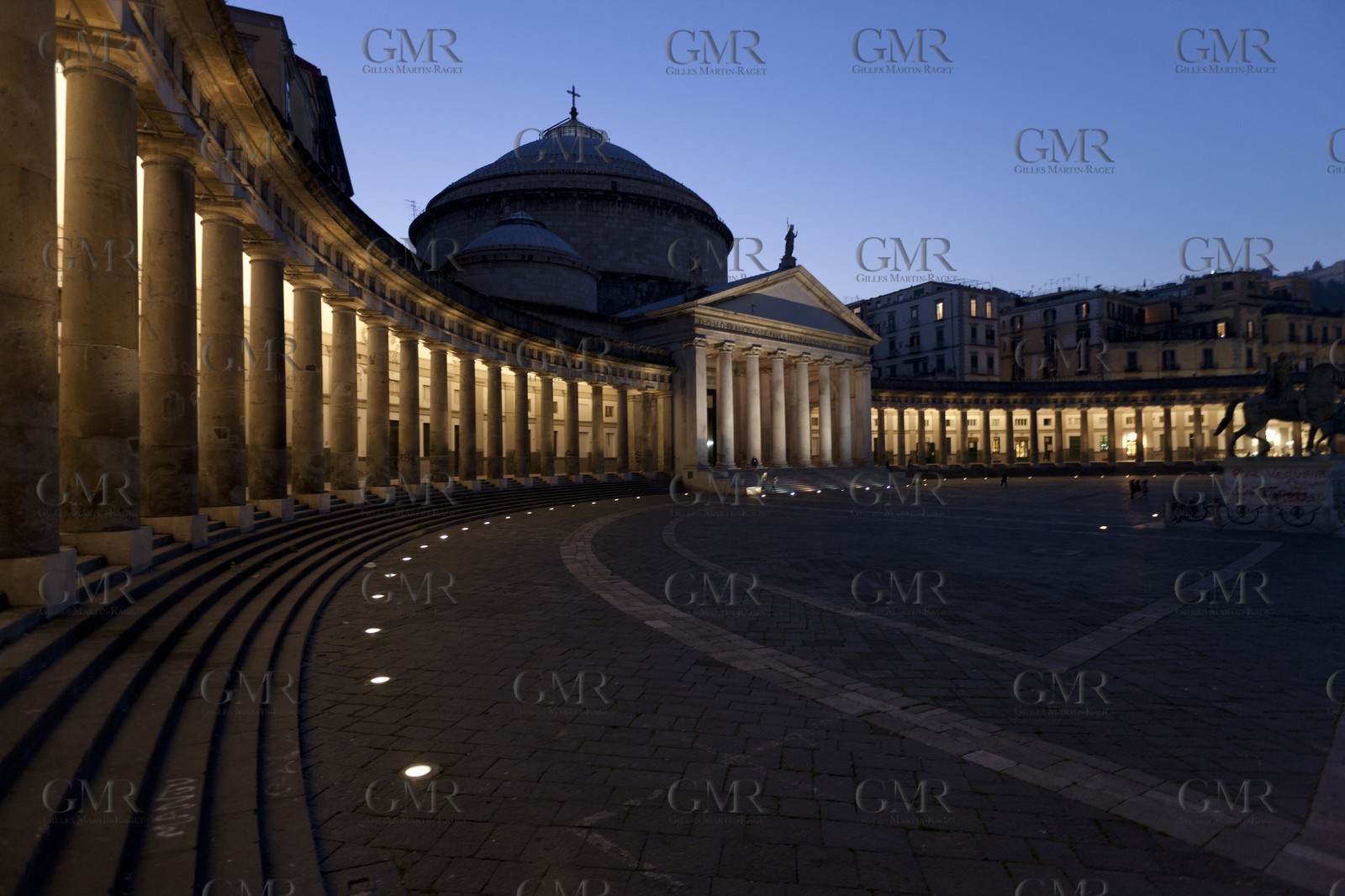 24 02 2012 - Naples (ITA) - 34th America's Cup - America's Cup World Series Naples 2012 - Naples Preview - Basilico San Francesco di Paola - Piazza Plebiscito