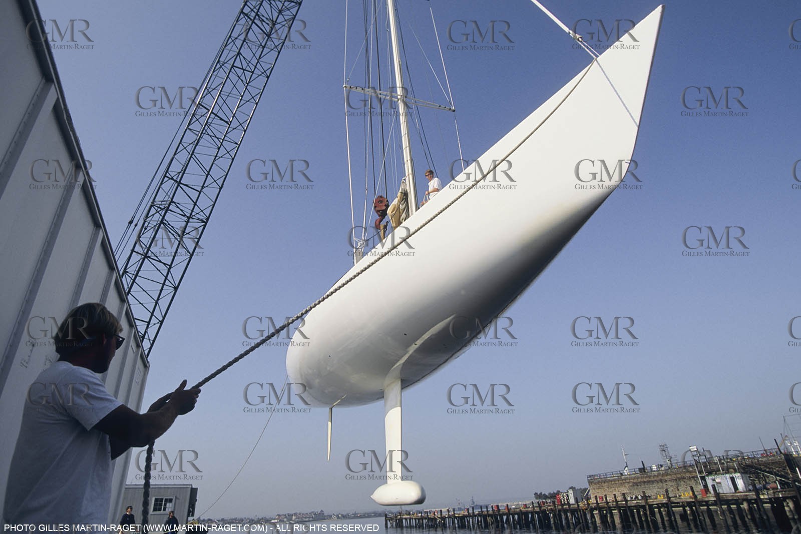 Sailing, Yacht Racing, America's Cup XXVIII, San Diego (USA,CA), 1992, Le Défi Français