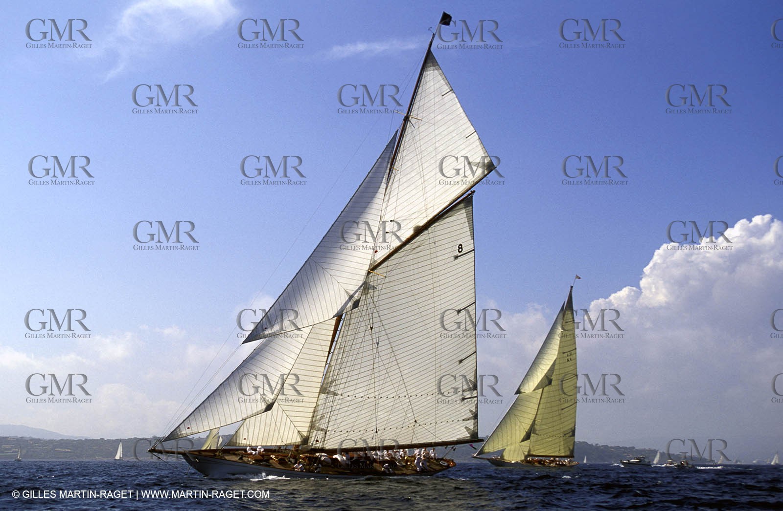 Sailing, Classic yachts, Voiles de Saint-Tropez 2003