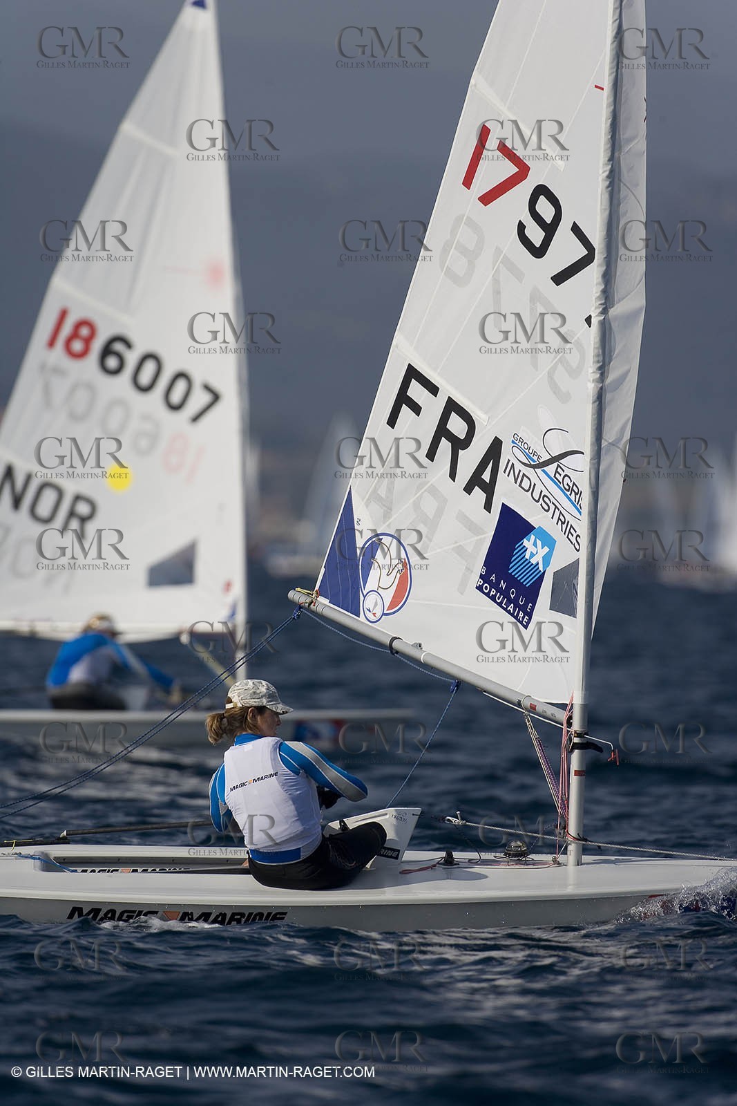 25 04 2007 - Semaine Olympique Française 2007 - Hyères - Jour 4 - Team France - Laser Radial - Deturckheim Sophie