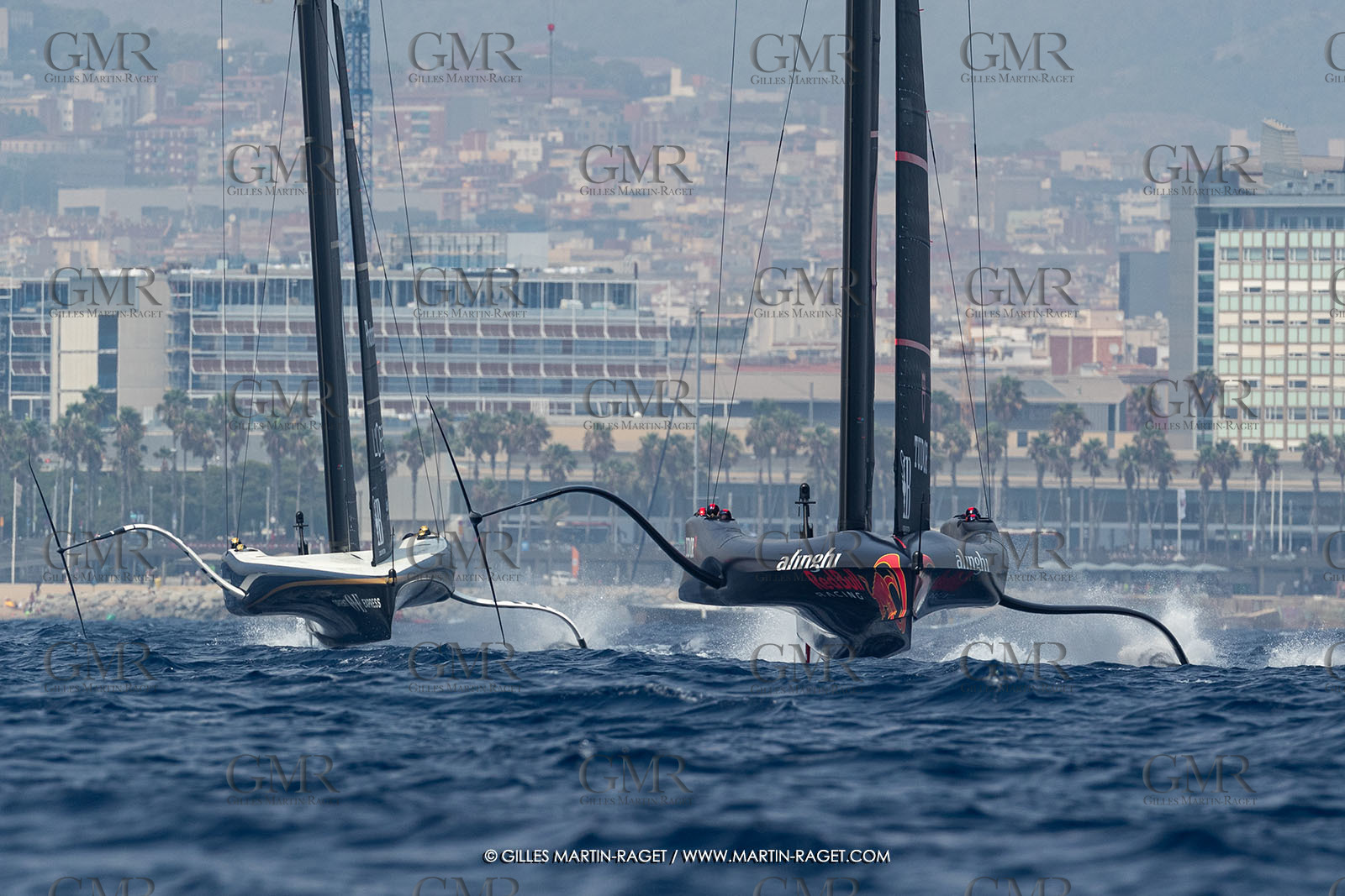 22 08 2024, Barcelona (ESP), Louis Vuitton 37th America's Cup, Louis Vuitton Preliminary Regatta, Race Day 1