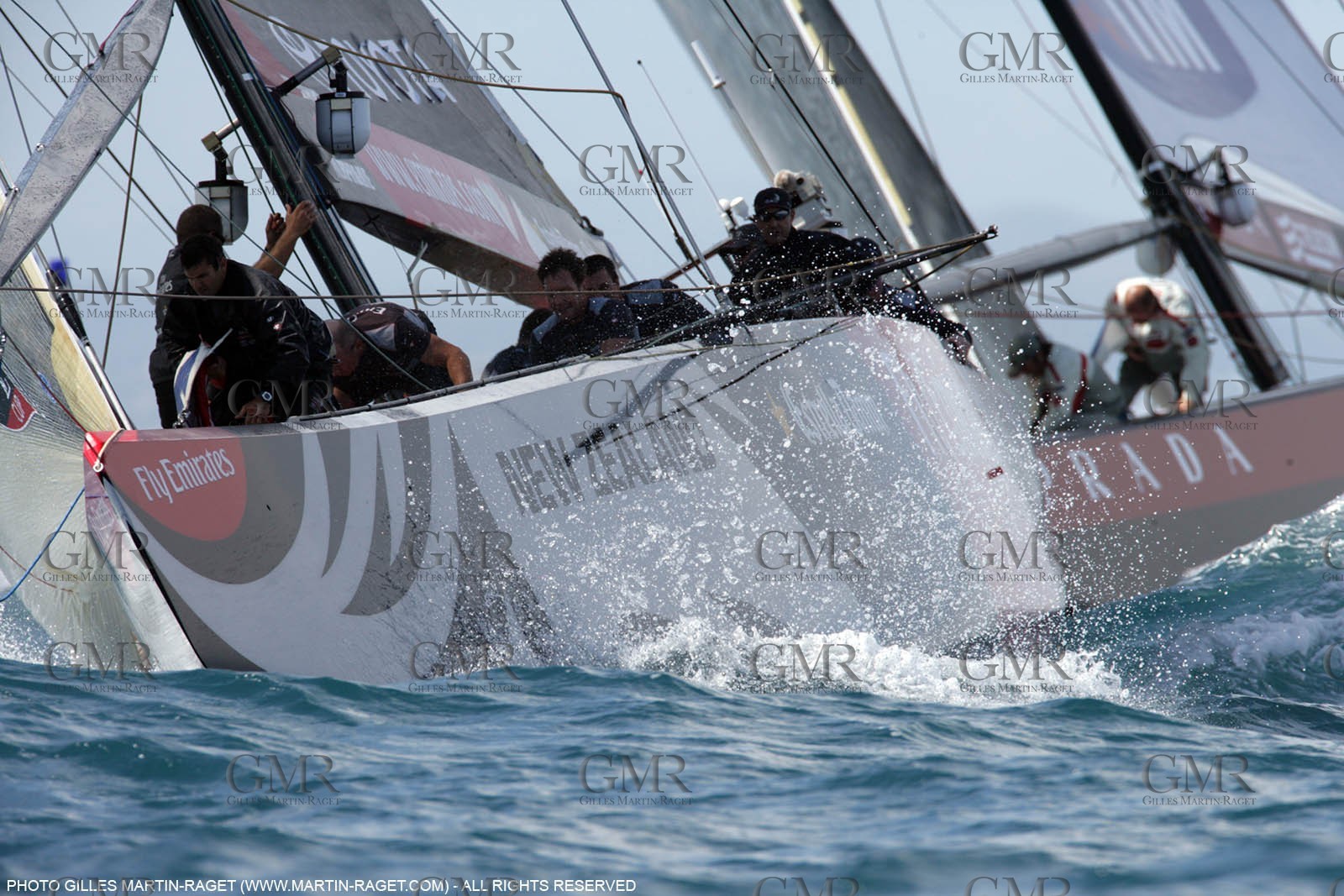 01 06 2007-Valencia (Spain)- 32nd America's Cup - Louis Vuitton Cup Final - Day 1