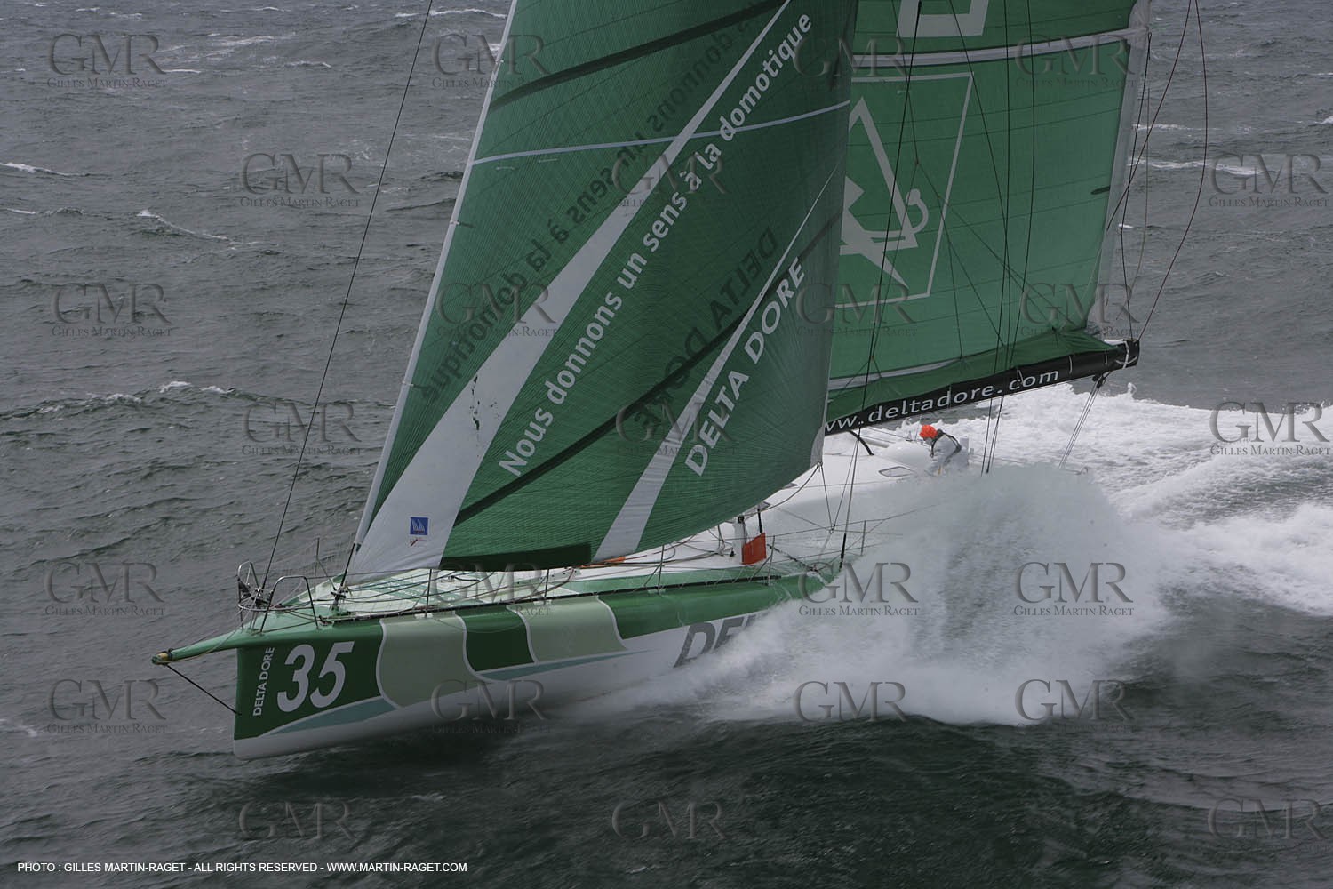 21 06 2007 - Bell Ile en mer (South Britanny, France) - IMOCA Monohulls - Delta Dore (Jeremie Beyou) sea trials