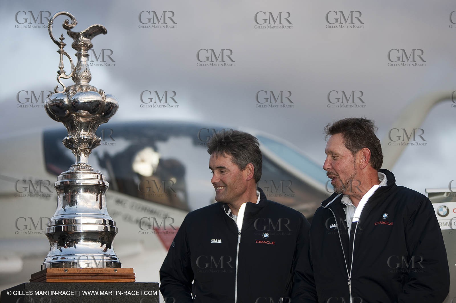 21 02 2010 - Valencia (ESP) - 33rd America's Cup - BMW ORACLE Racing - USA Victory Tour - Day 3 - Cup in San Diego