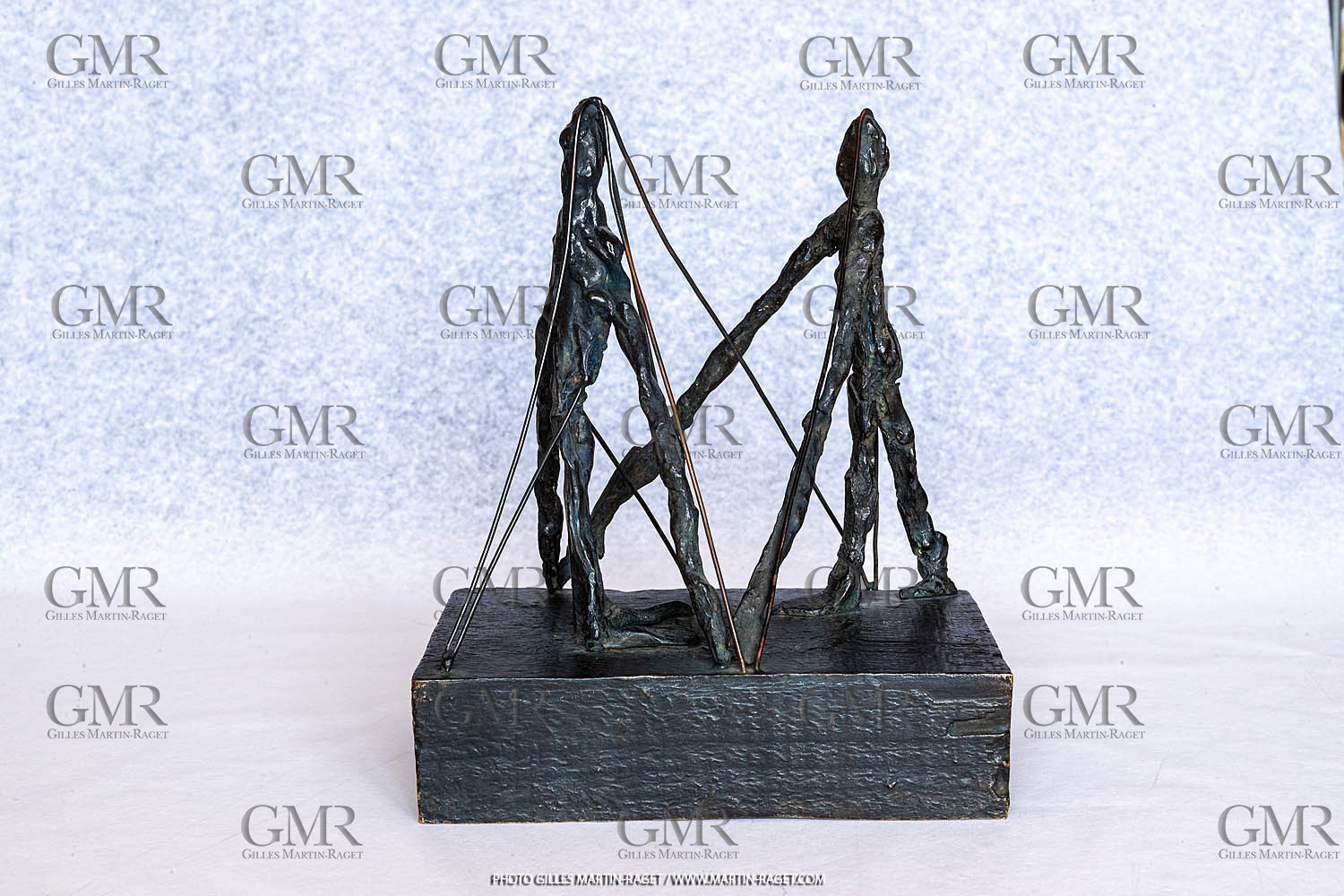 Oeuvre de Germaine Richier, La Lutte, 1946, Epreuve d'exposition