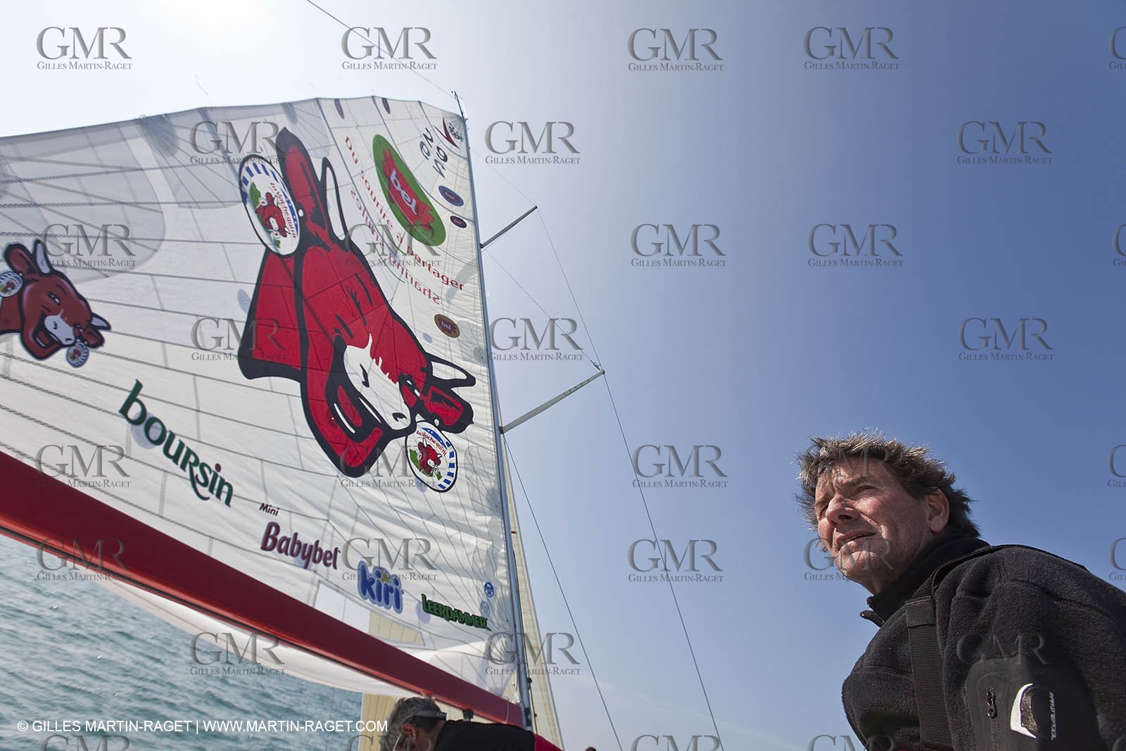 13 03 2010 -  La Grande Motte   Port Camargue (FRA) - Groupe Bel - Kito de Pavant   Sebastien Audigane training for Transat AG2R