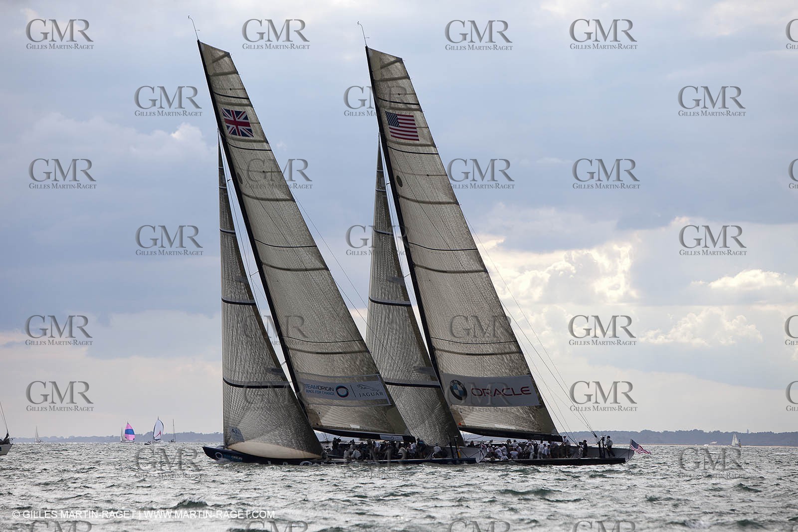 02 08 2010 - Cowes (UK, IOW) 1851 Cup -  BMW ORACLE Racing - Training Day.