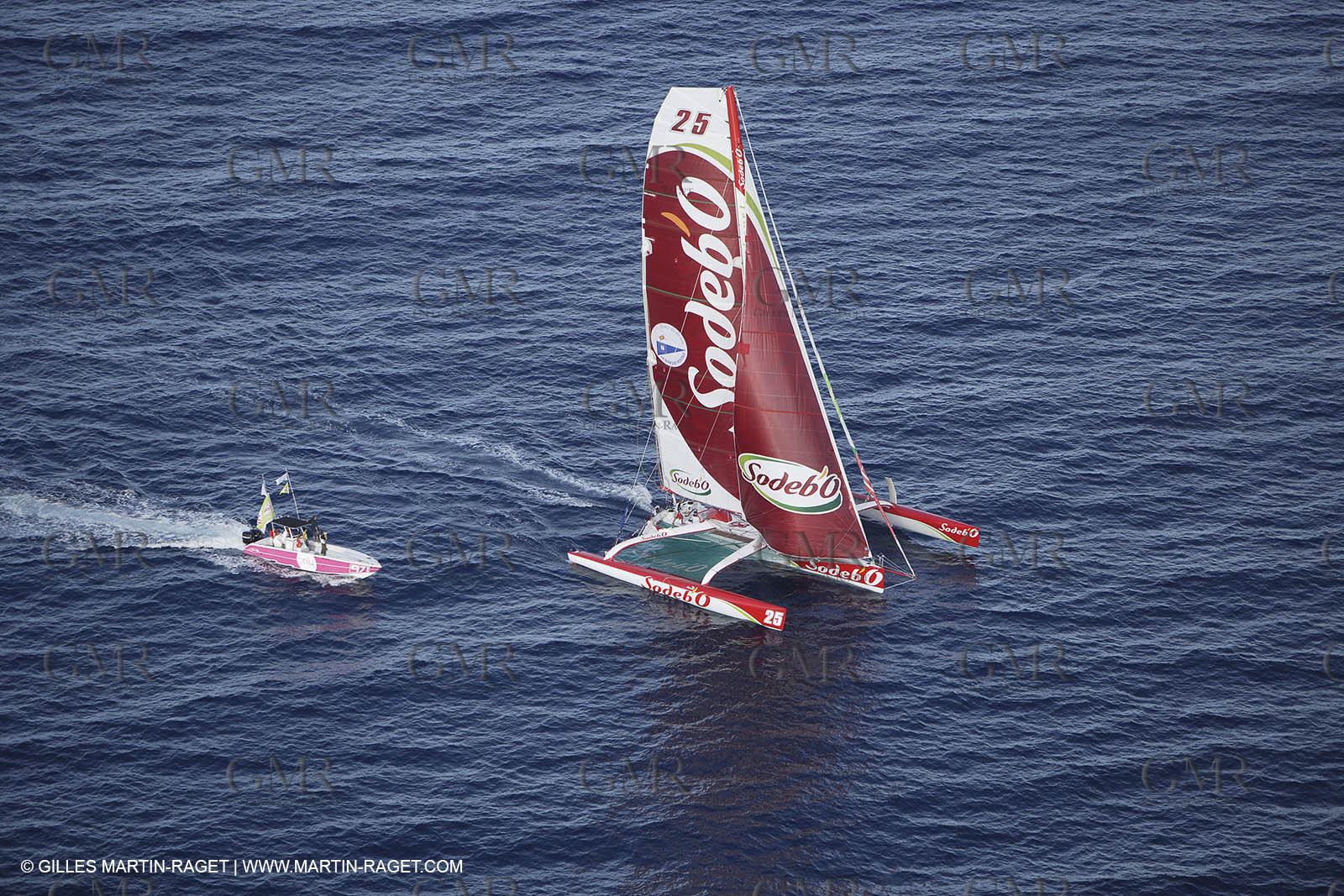 06 11 2006 - Pointe à Pitre Guadelupe (FRA) - Route du Rhum 2006 arrival - Thomas Coville (Sodebo)