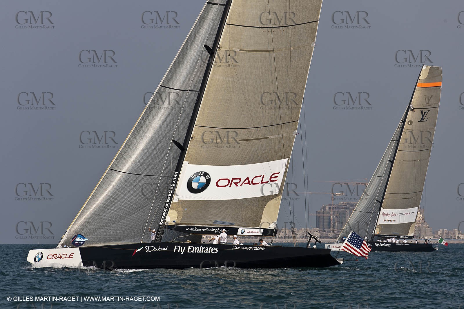 23 11 2010 - Dubai (UAE) - Dubai Louis Vuitton Trophy -  Round 2 - BMW ORACLE Racing Vs Mascalzone Latino