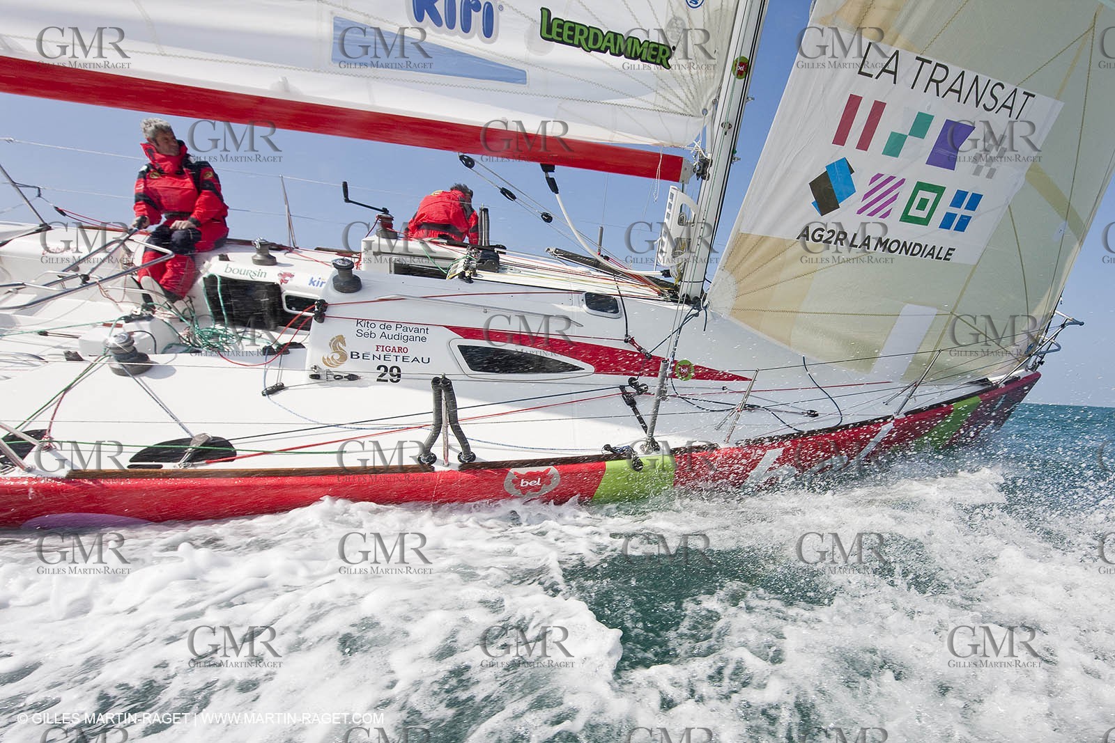 13 03 2010 -  La Grande Motte   Port Camargue (FRA) - Groupe Bel - Kito de Pavant   Sebastien Audigane training for Transat AG2R