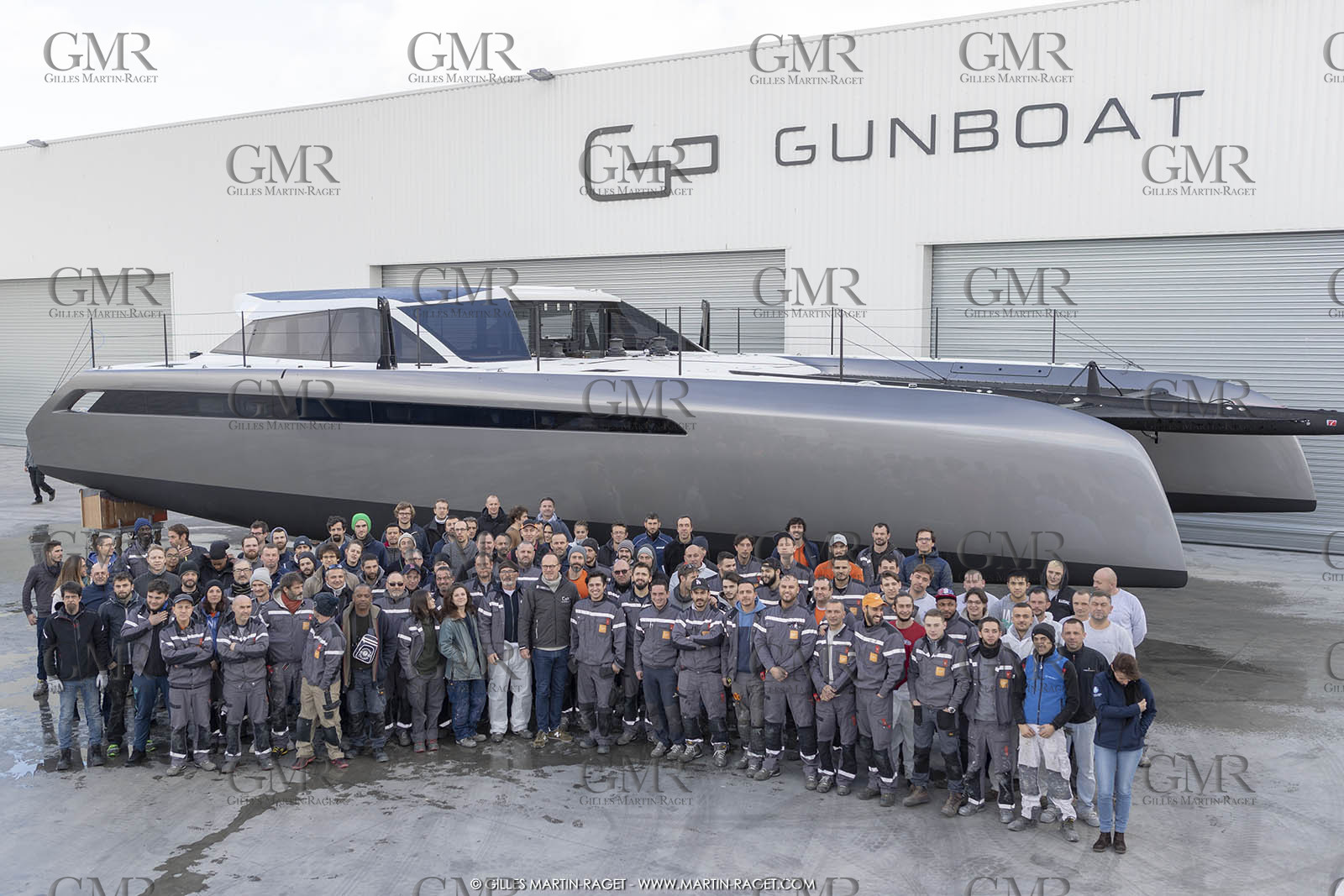 17 01 2018, La Grande Motte (FRA), Gunboat 68  1 launch