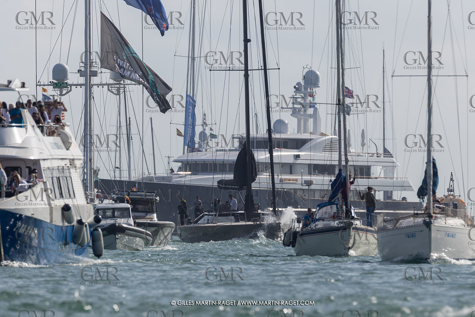 13 10 2024, Barcelona (ESP), Louis Vuitton 37th America's Cup, Final Match, Race Day 2