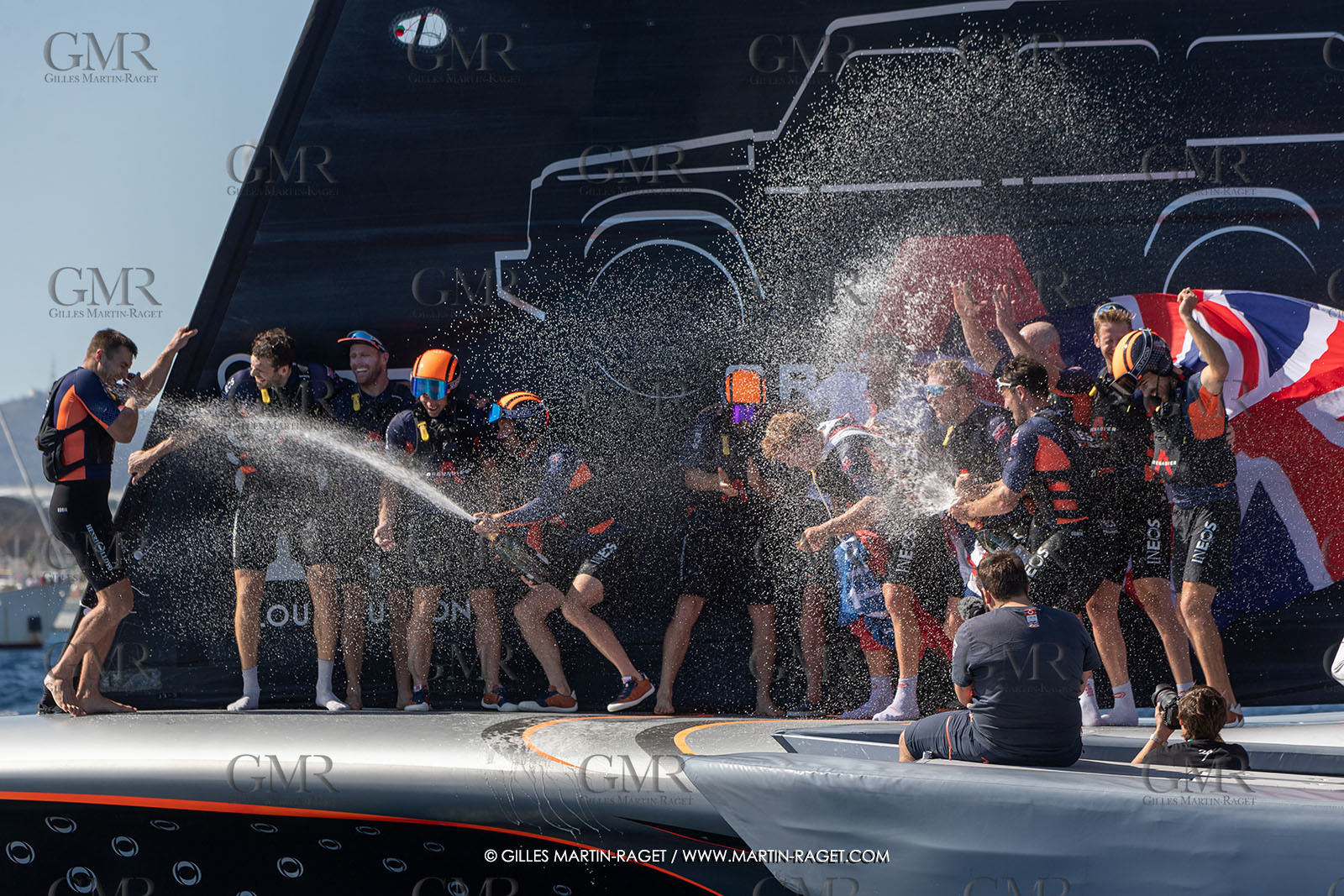 04 10 2024, Barcelona (ESP), 37th America's Cup, Louis Vuitton Cup Final, Race Day 7