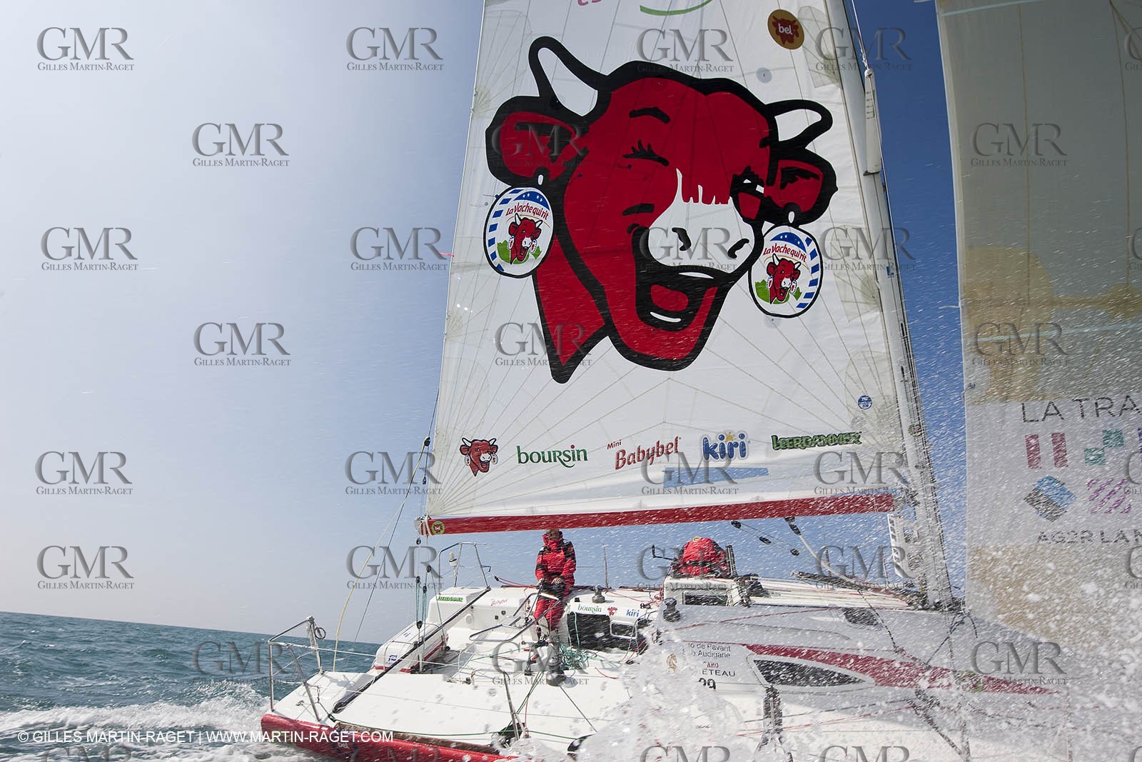 13 03 2010 -  La Grande Motte   Port Camargue (FRA) - Groupe Bel - Kito de Pavant   Sebastien Audigane training for Transat AG2R