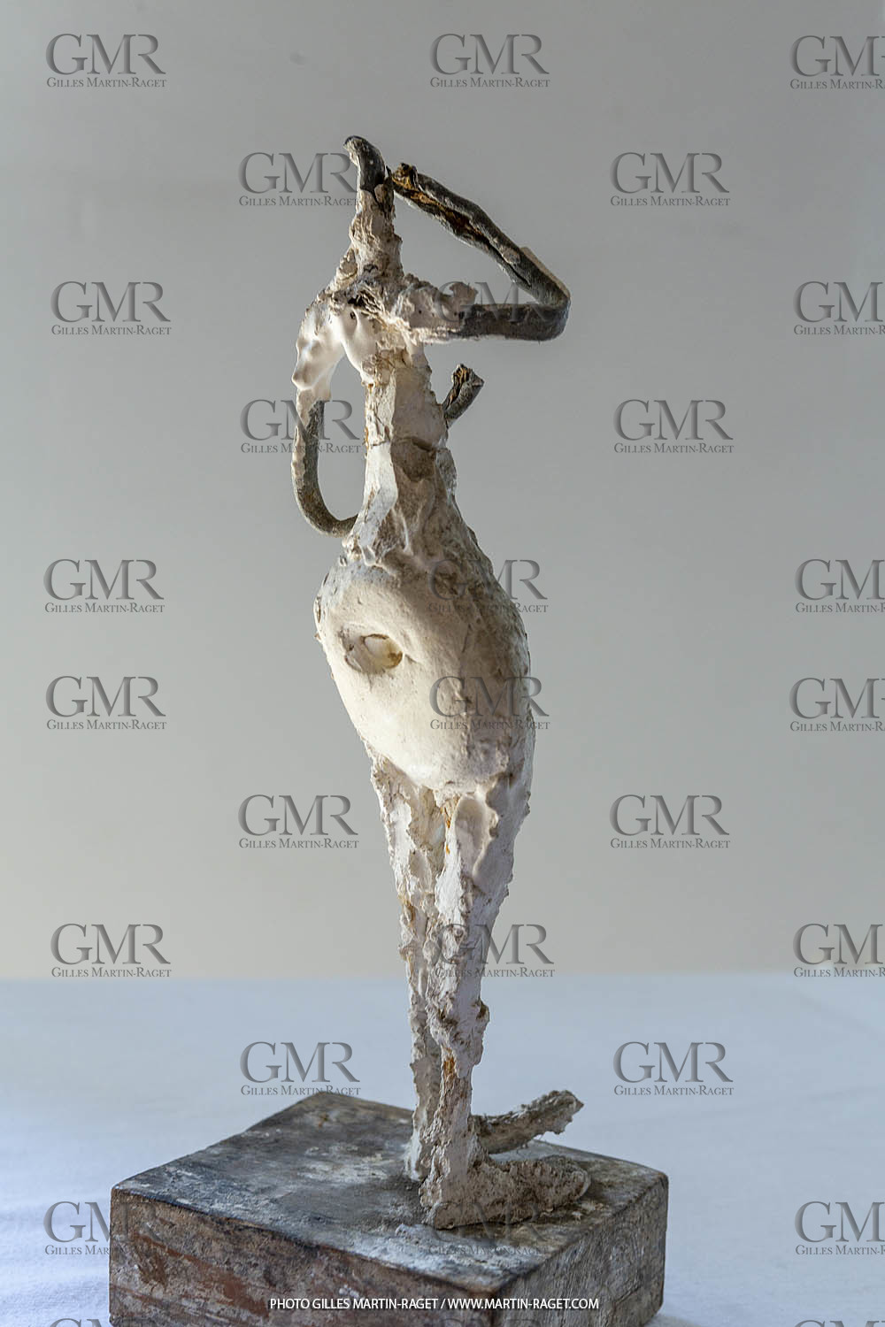 12 07 2020, St Rémy de Provence (FRA, 13) Oeuvre Germaine Richier, Nu VIII