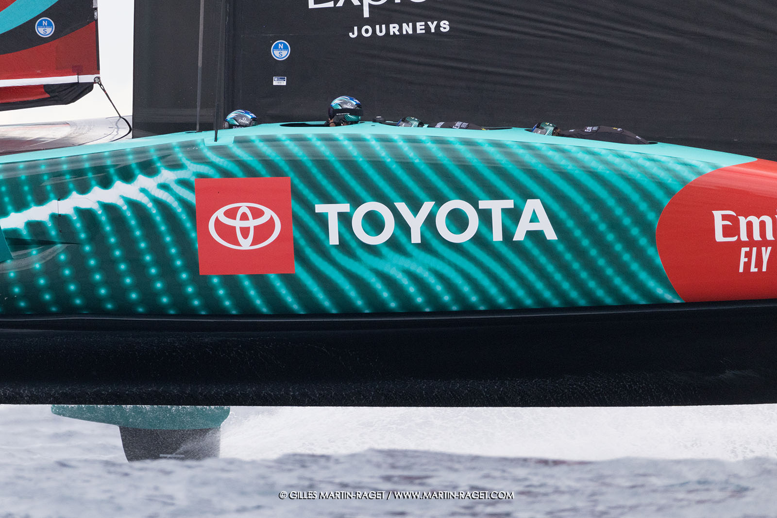 18 10 2024, Barcelona (ESP), Louis Vuitton 37th America's Cup, Final Match, Race Day 5, Race 7