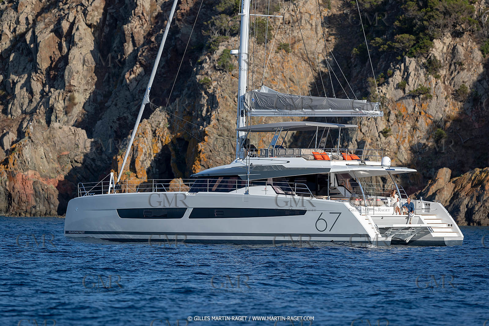 30 08 2018, Porto Vecchio (FRA, South Corsica) Chantier Fountaine-Pajot, Alegria 67