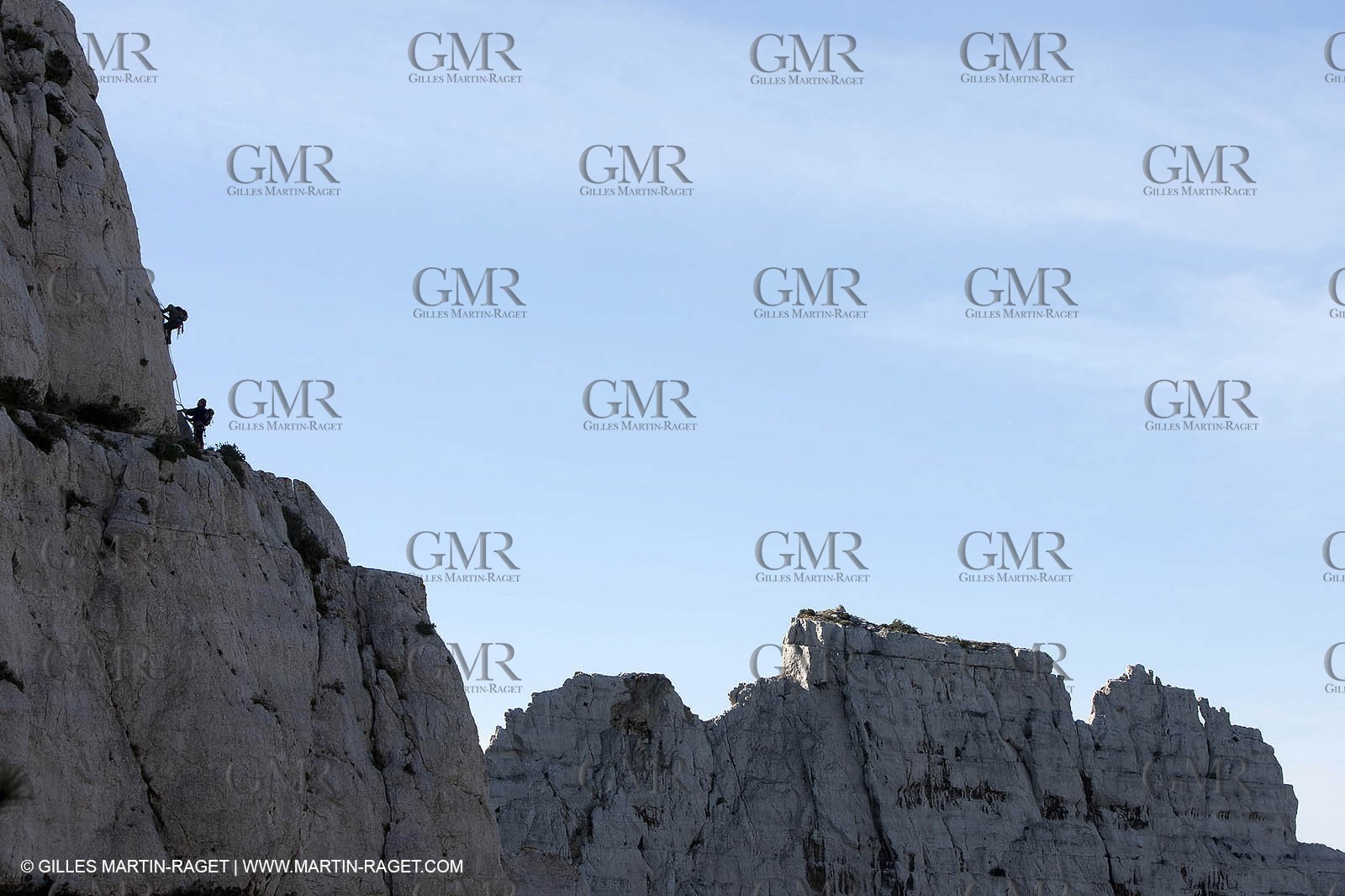 18 04 2009 - Marseille (FRA, 13) - Les Calanques - Arrête victor Martin et crête des Lamesè