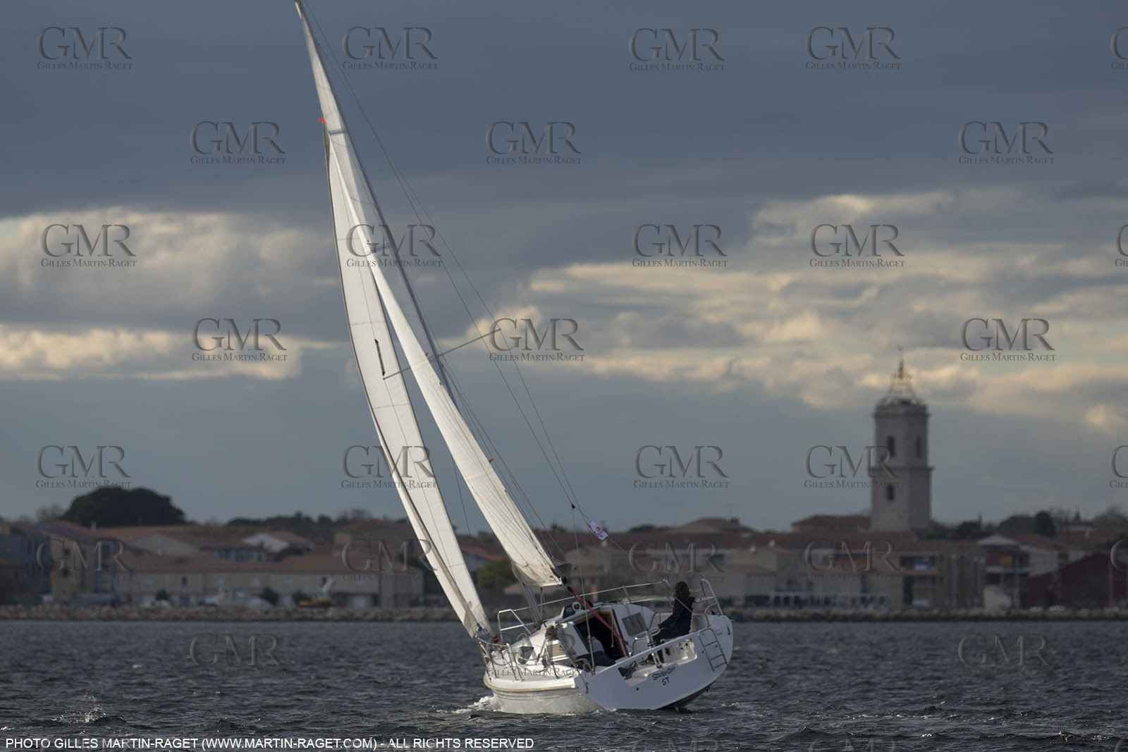 28 01 2016, Sète (FRA,34), Cruising on Thau Basin, Marseillan