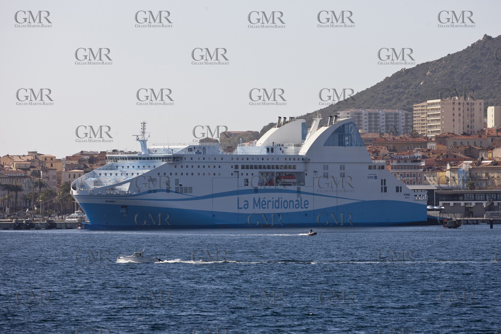 16 02 2012 - Ajaccio (FRA, Corse) -  La Méridionale shipping company- Piana at Ajaccio