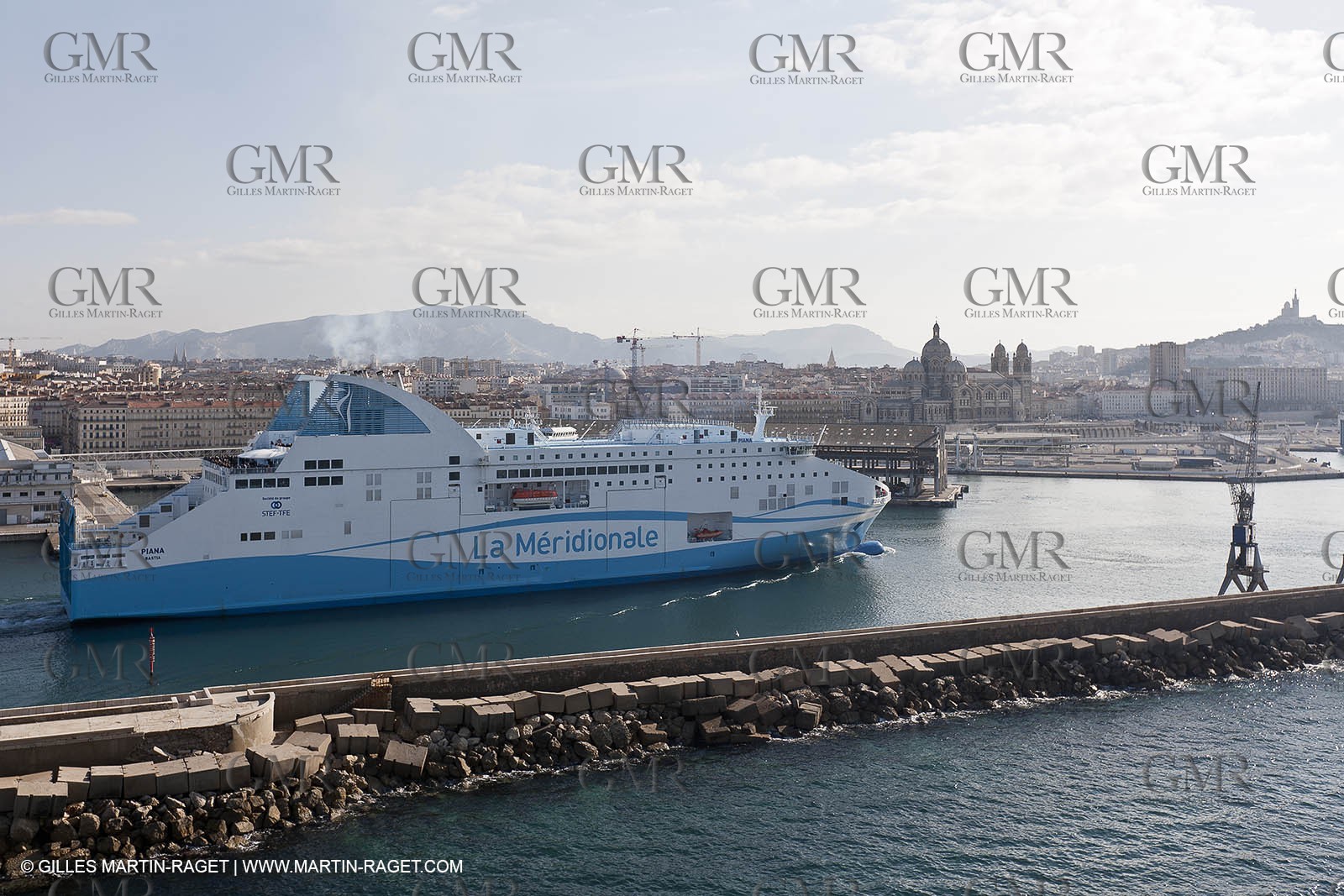 14 01 2012 - Marseille (FRA,13) - La Meridionale shipping company - the Piana off Marseille and the Calanques