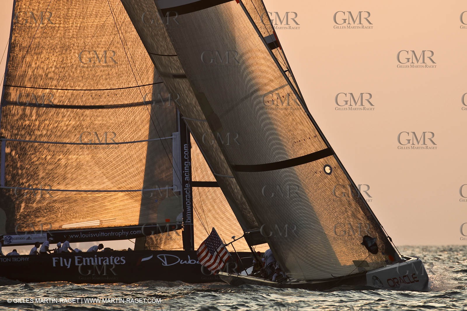 14 11 2010 - Dubai (UAE) - Dubai Louis Vuitton Trophy -  BMW ORACLE Racing - Training - Race Day 1
