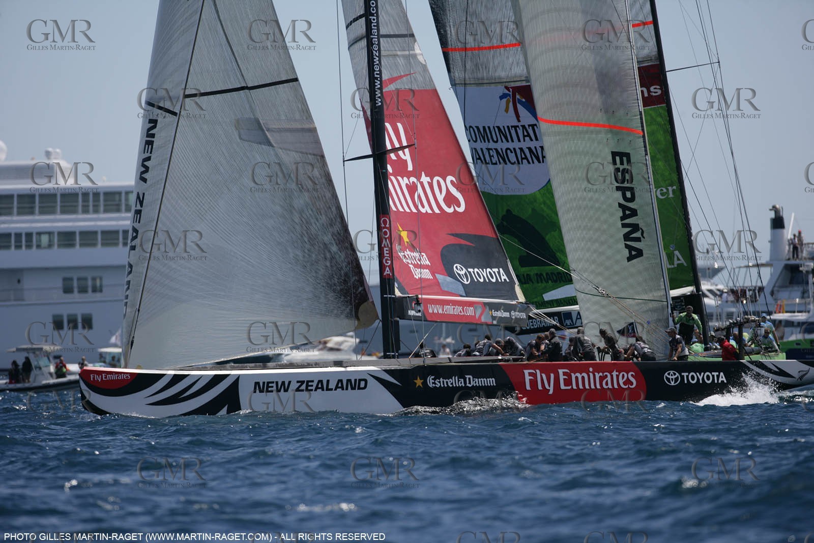 14 05 2007-Valencia (Spain)- 32nd America's Cup - Louis Vuitton Cup - Semi-final - Day 1 - BMW ORACLE racing