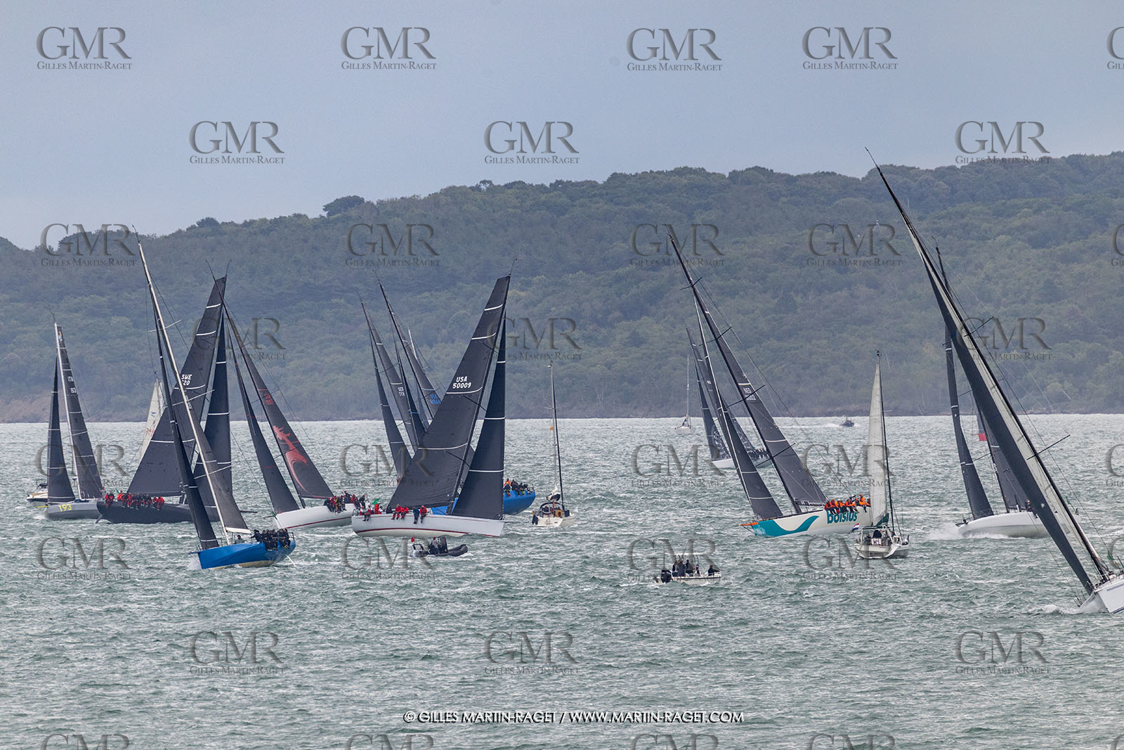 26 07 2025, Cowes (UK, IOW), Admiral's Cup 2025, Rolex Fastnet Race start,