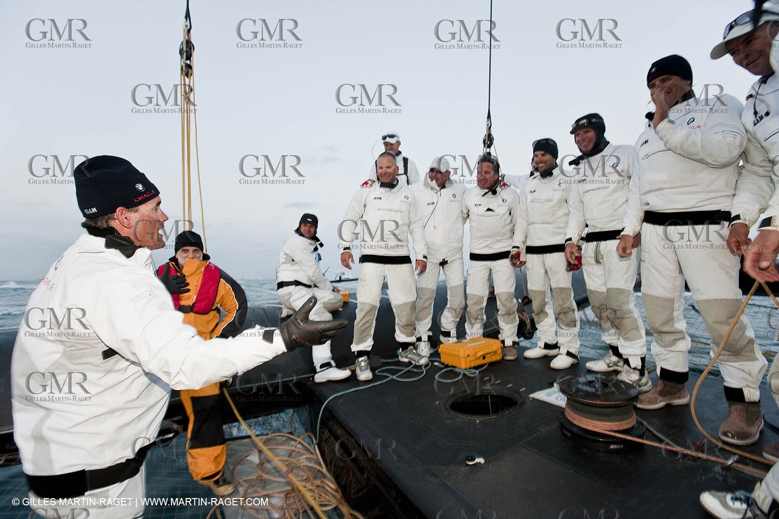 14 02 2010 - Valencia (ESP) - 33rd America's Cup - BMW ORACLE Racing - Race 2
