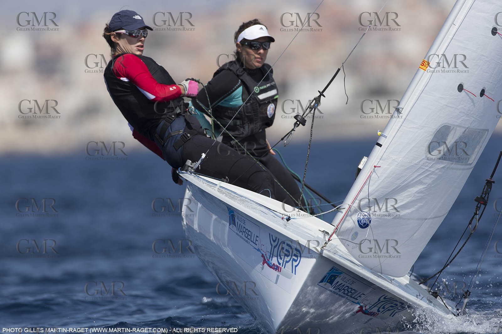 10 04 2015, Marseille (FRA), Yachting Club de la Pointe Rouge - Coupe Internationale de Printemps des 470, Day 3