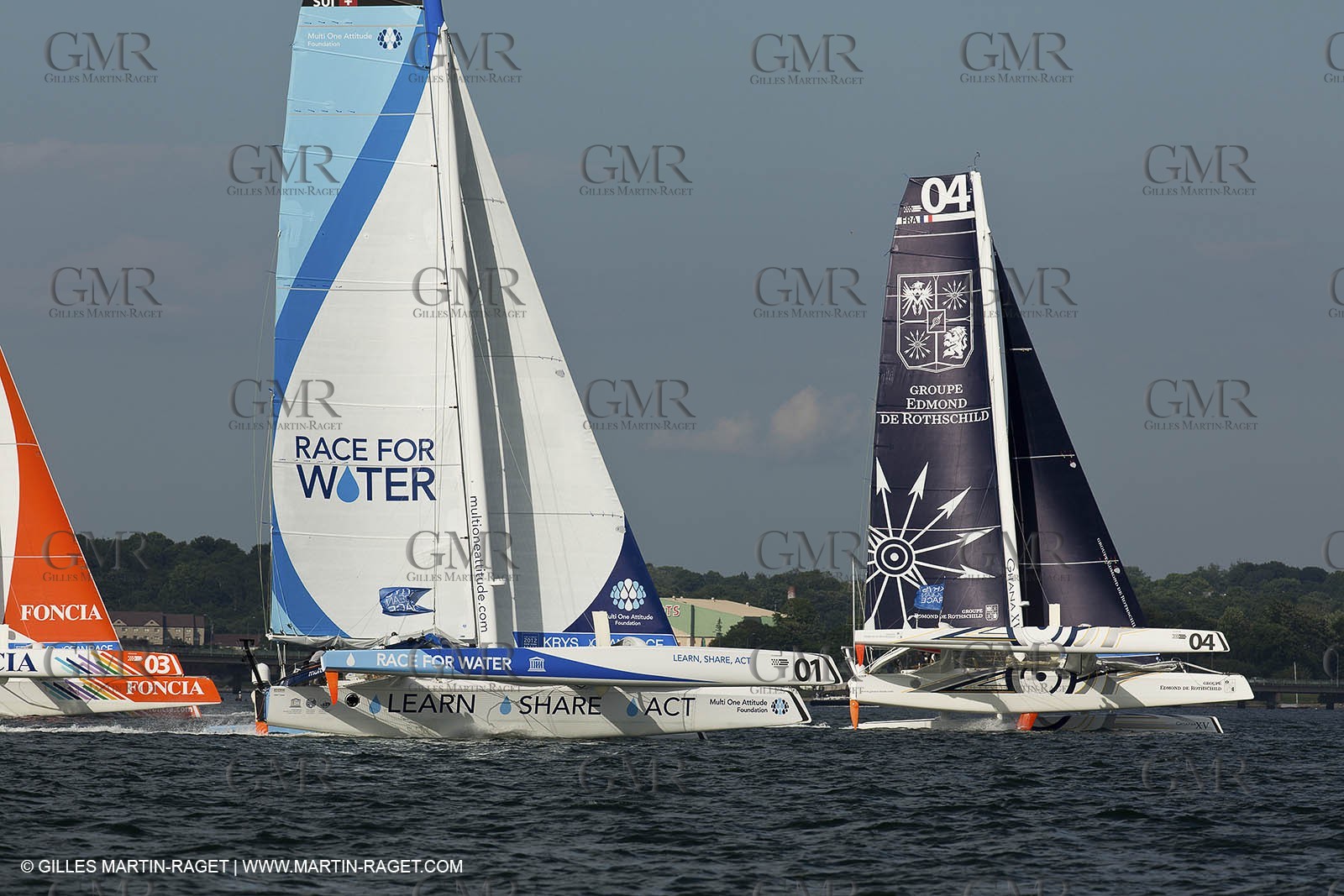 02 07 2012 - Newport (RI) -start of the Krys Ocean Race pre-event sailed between Newport and New York