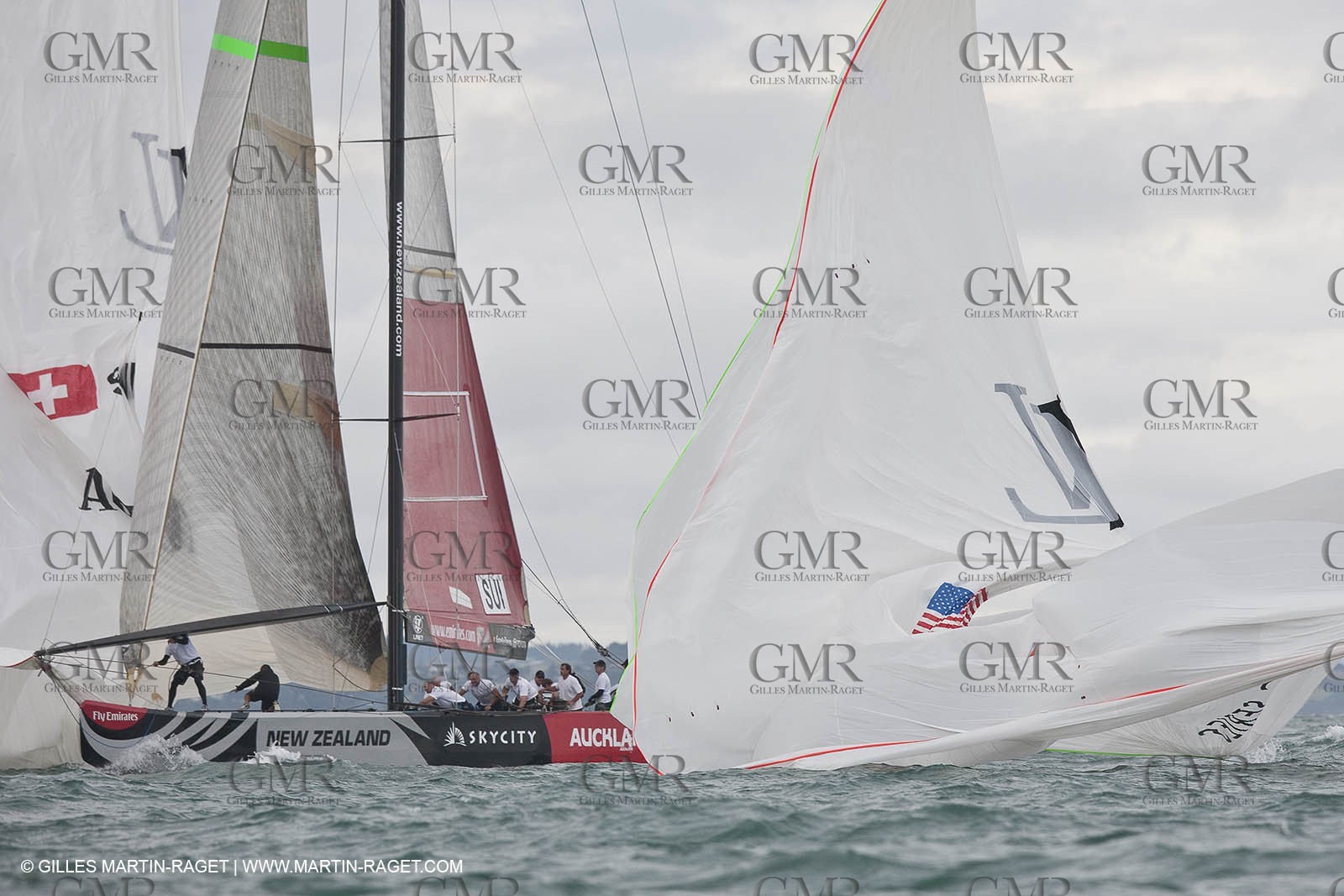 11 02 2009 - Auckland (NZL) - Louis Vuitton Pacific Series - Racing Day 11 - sail off