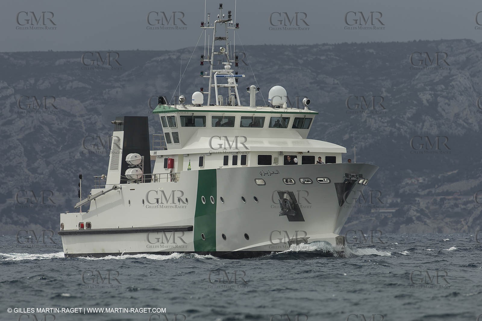 Al Azizi first sea trial - H2X boatyard - Oceanographjic research ship - La Ciotat (FRA,13) - 26 05 2014