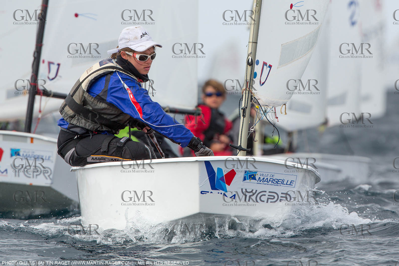 15 04 2016, Marseille (FRA,13), SNIM Dériveurs, Coupe Internationale de Printemps Optimist, Final Day