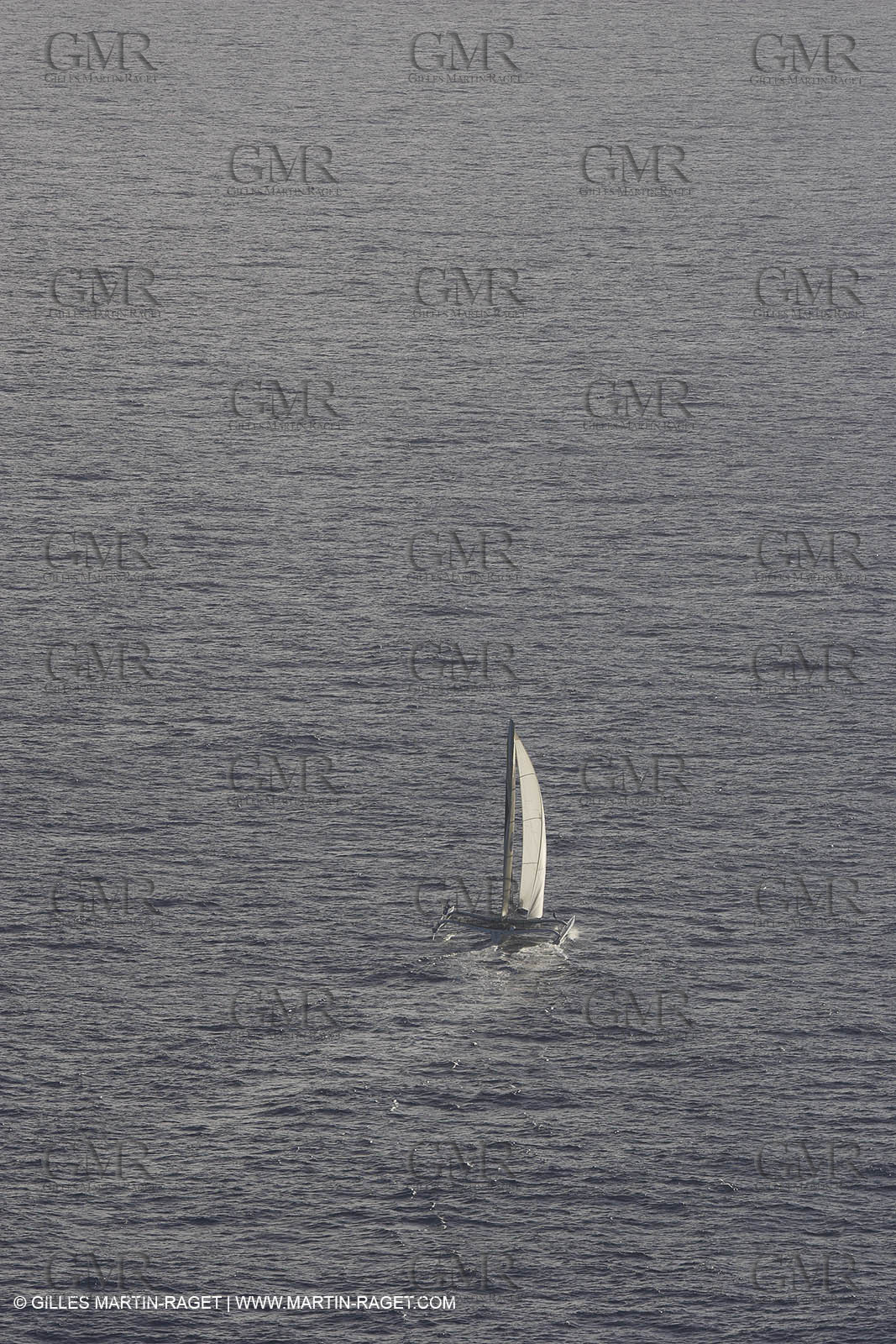 05 11 2006 - Pointe à Pitre Guadelupe (FRA) - Route du Rhum 2006 arrival - overall winner Lionel Lemonchois (Gitana 11)