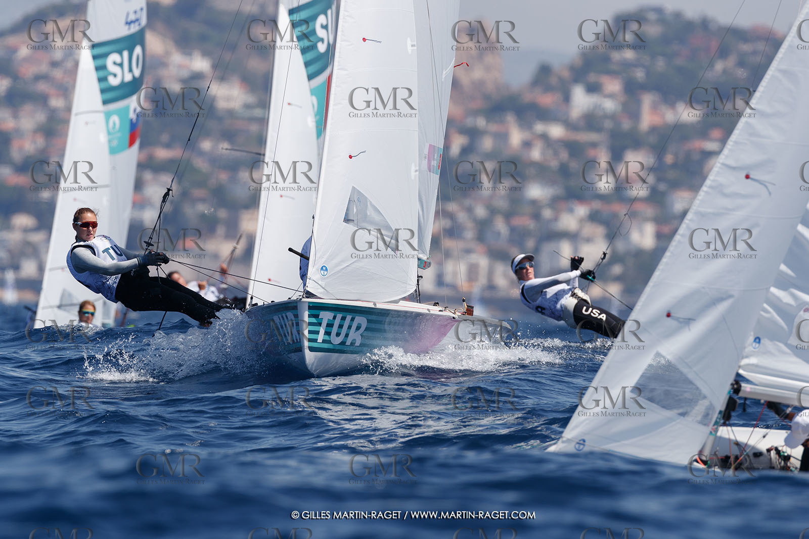 03 08 2024, Marseille (FRA), Paris 2024 Olympic Games, Sailing, Race Day 7