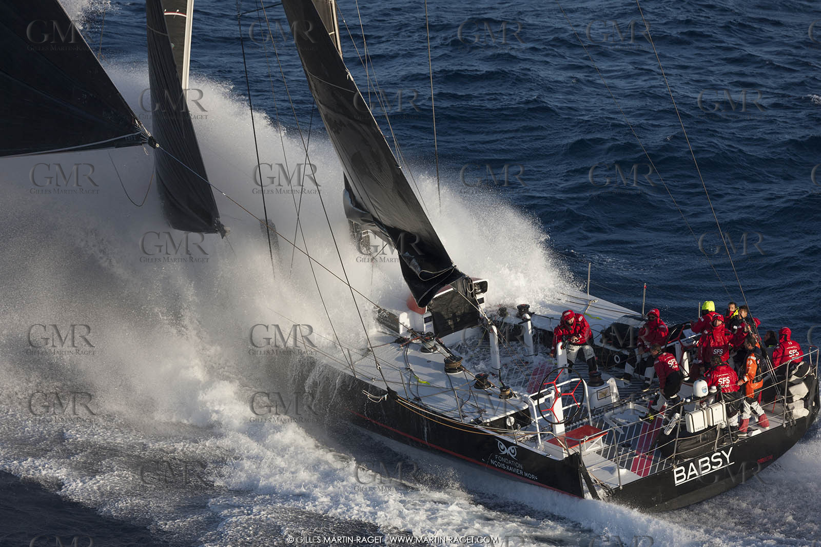 09 10 2017, Calvi (FRA,20), VOR 70 Babsy, Tentative de record autour de la Corse à la voile, skipper Franck Cammas