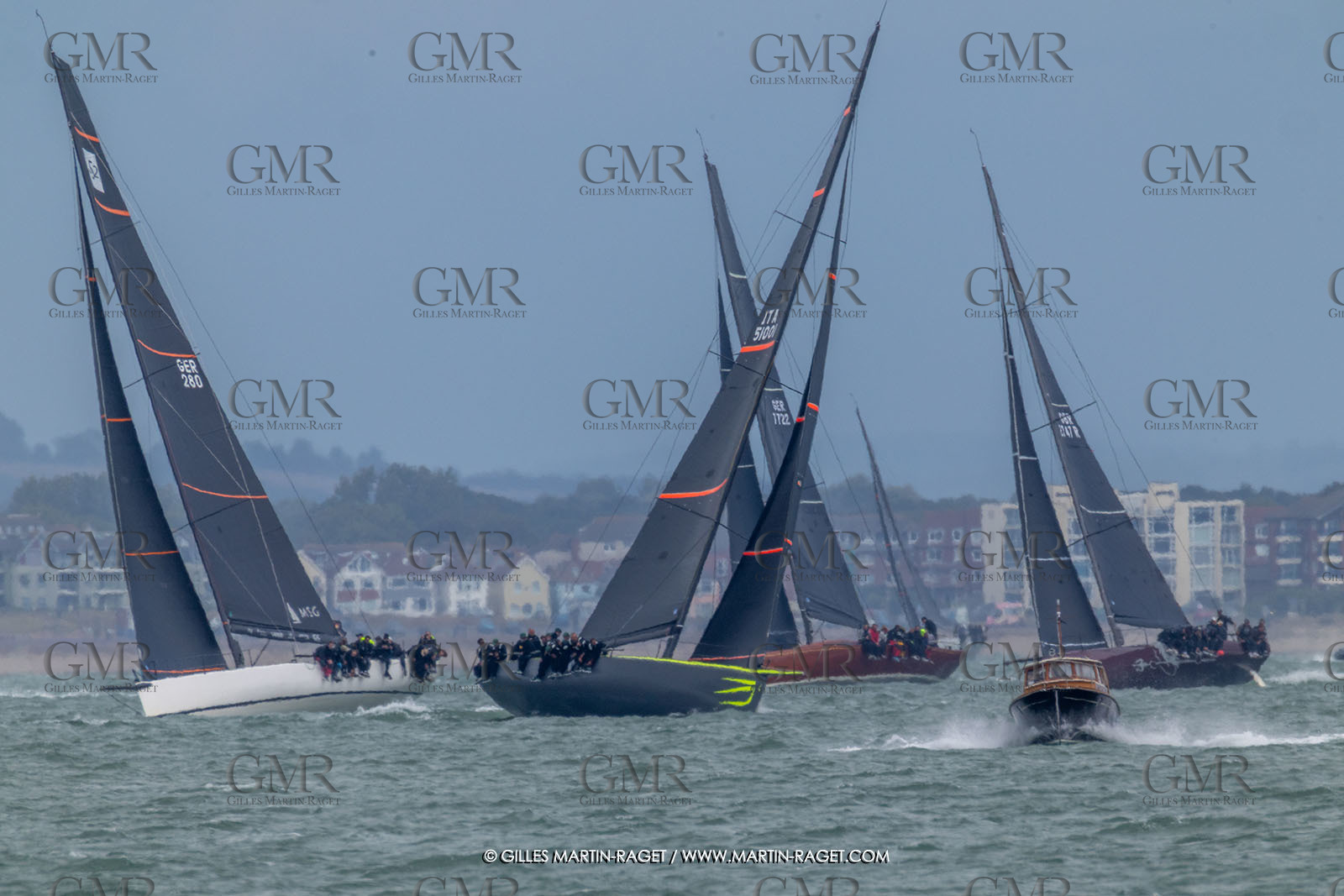 22 07 2025, Cowes (UK, IOW), Admiral's Cup 2025, Inshore Races 1 & 2,